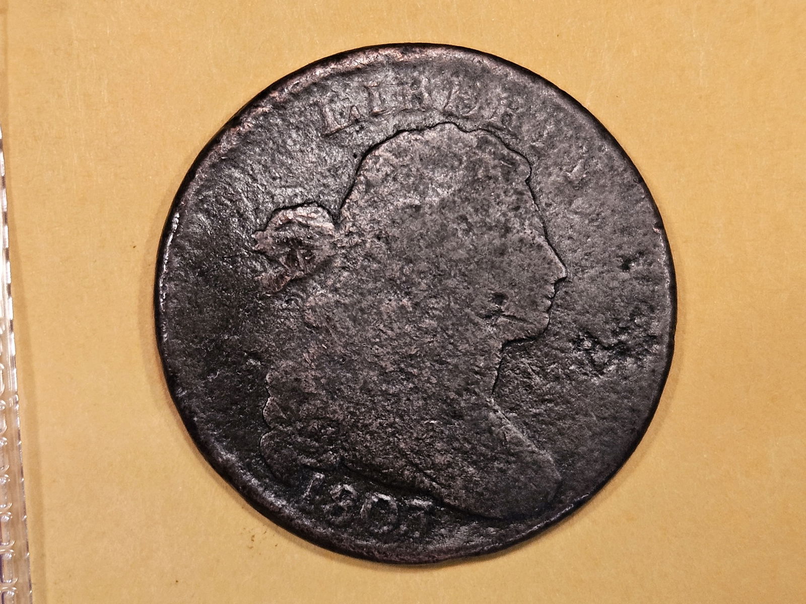1803 Draped Bust Large Cent in Very Good - details (1 of 5)