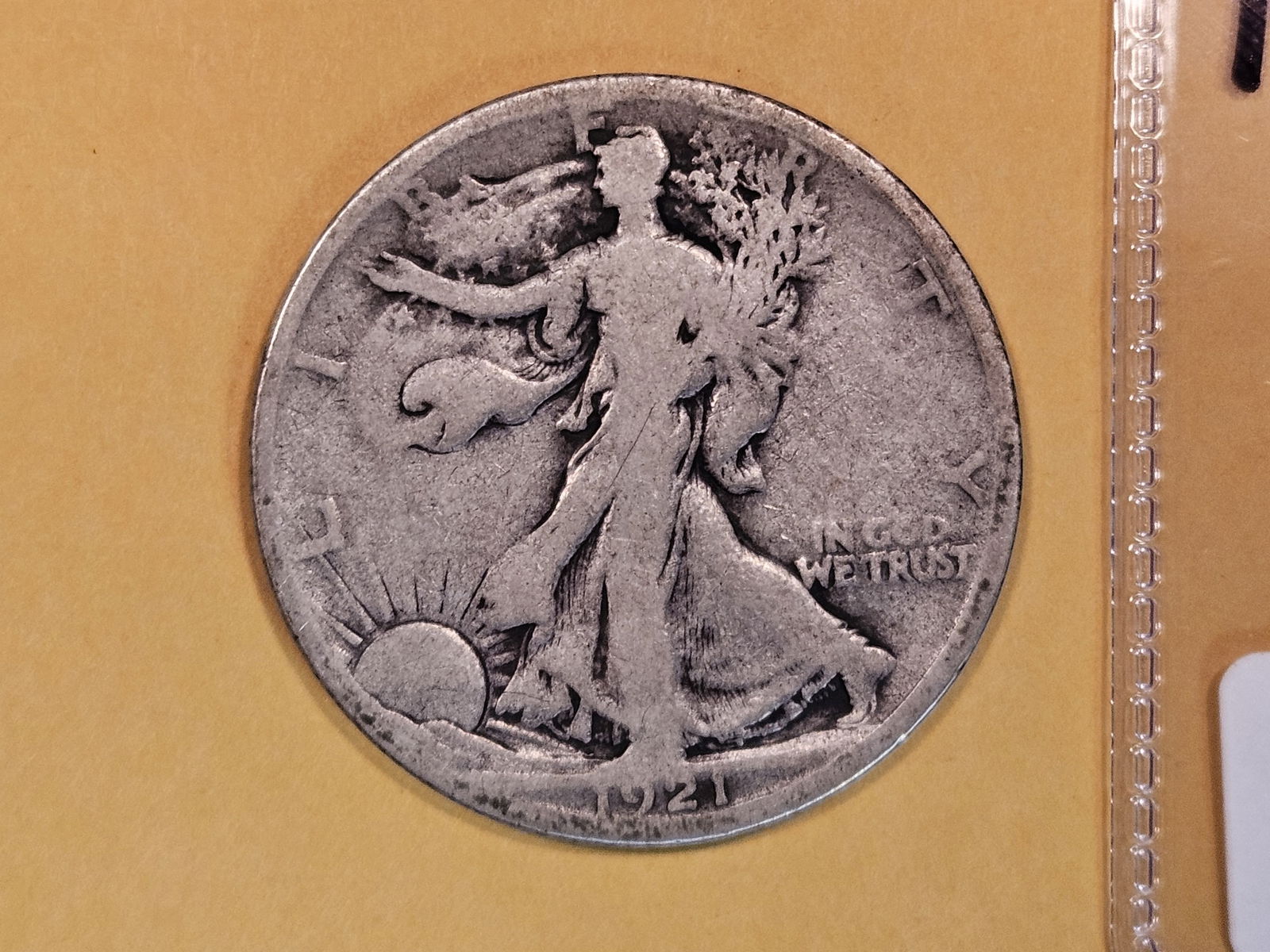 ** KEY DATE ** 1921-D Walking Liberty Half Dollar: Getcher Key dates right heyaaa!