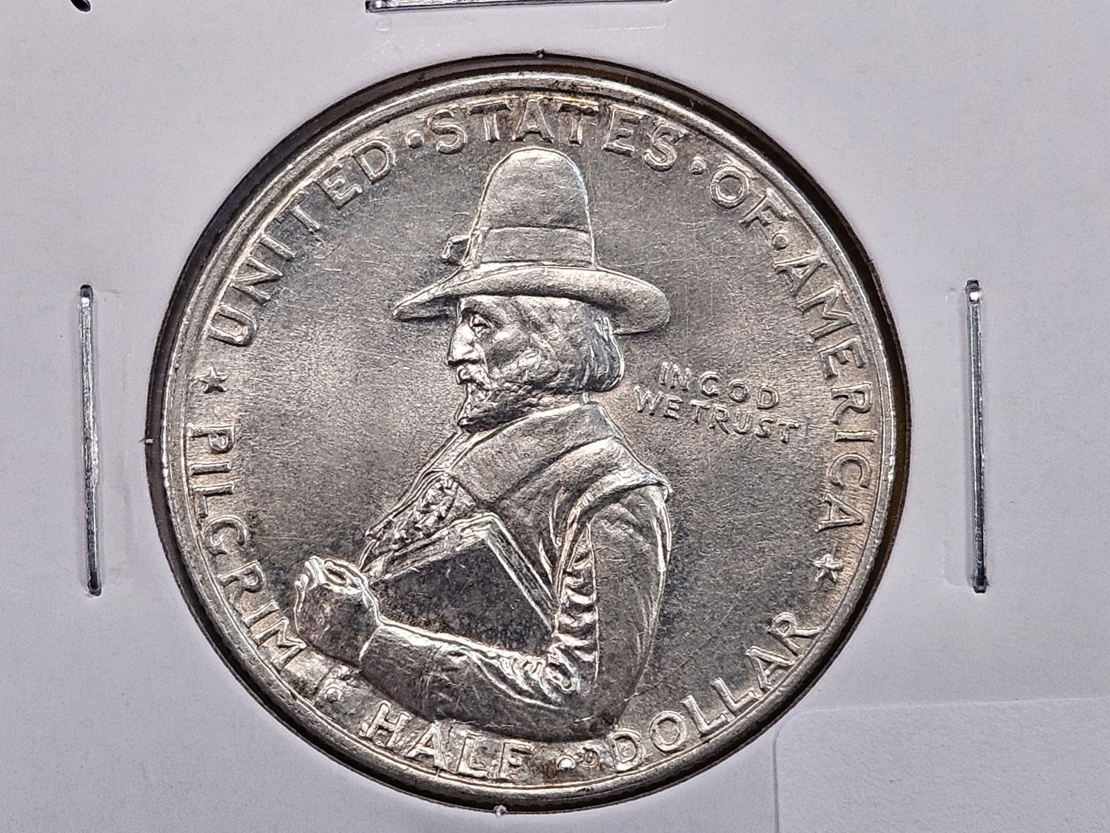 1920 Pilgrim Commemorative Silver Half Dollar (1 of 4)