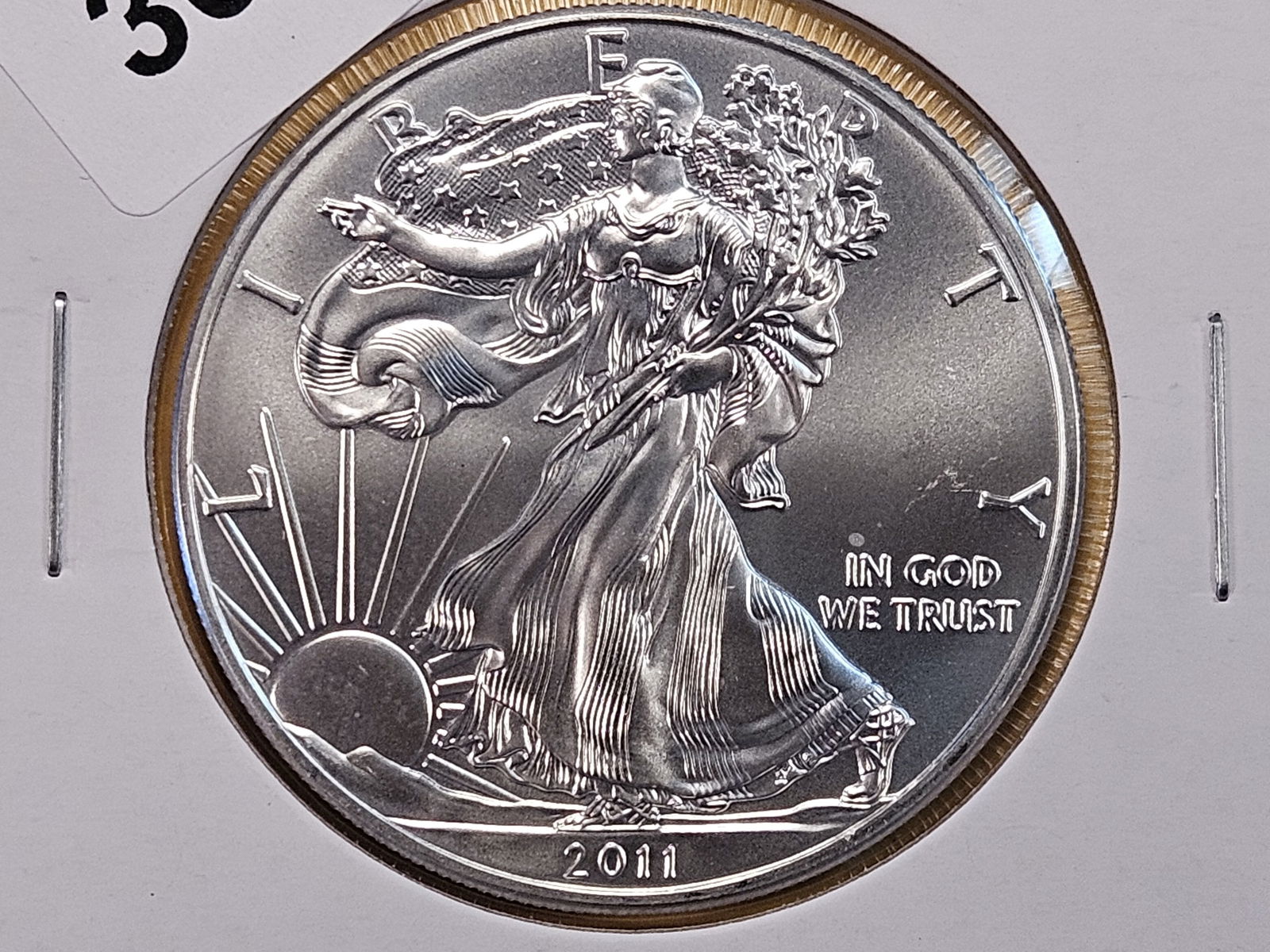 And last but not least, a 2011 GEM BU American Silver Eagle (1 of 4)