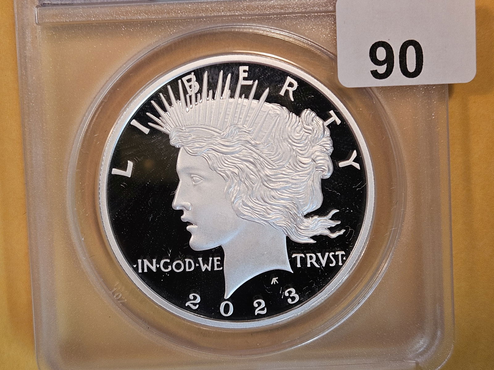 PERFECT! ANACS 2023-S Privy Peace Silver Dollar from Fiji (1 of 4)