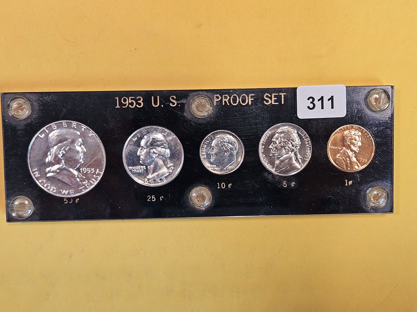 * SCARCER 1953 US SILVER Proof Set (1 of 8)