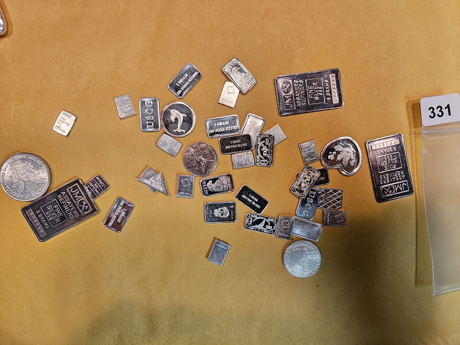 Sixty-three Grams of .999 fine silver pieces (1 of 5)