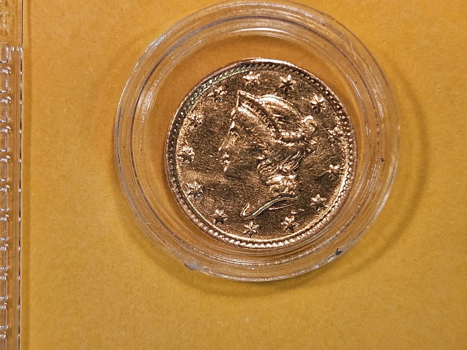 GOLD! 1854 Type 1 Gold Dollar (1 of 4)