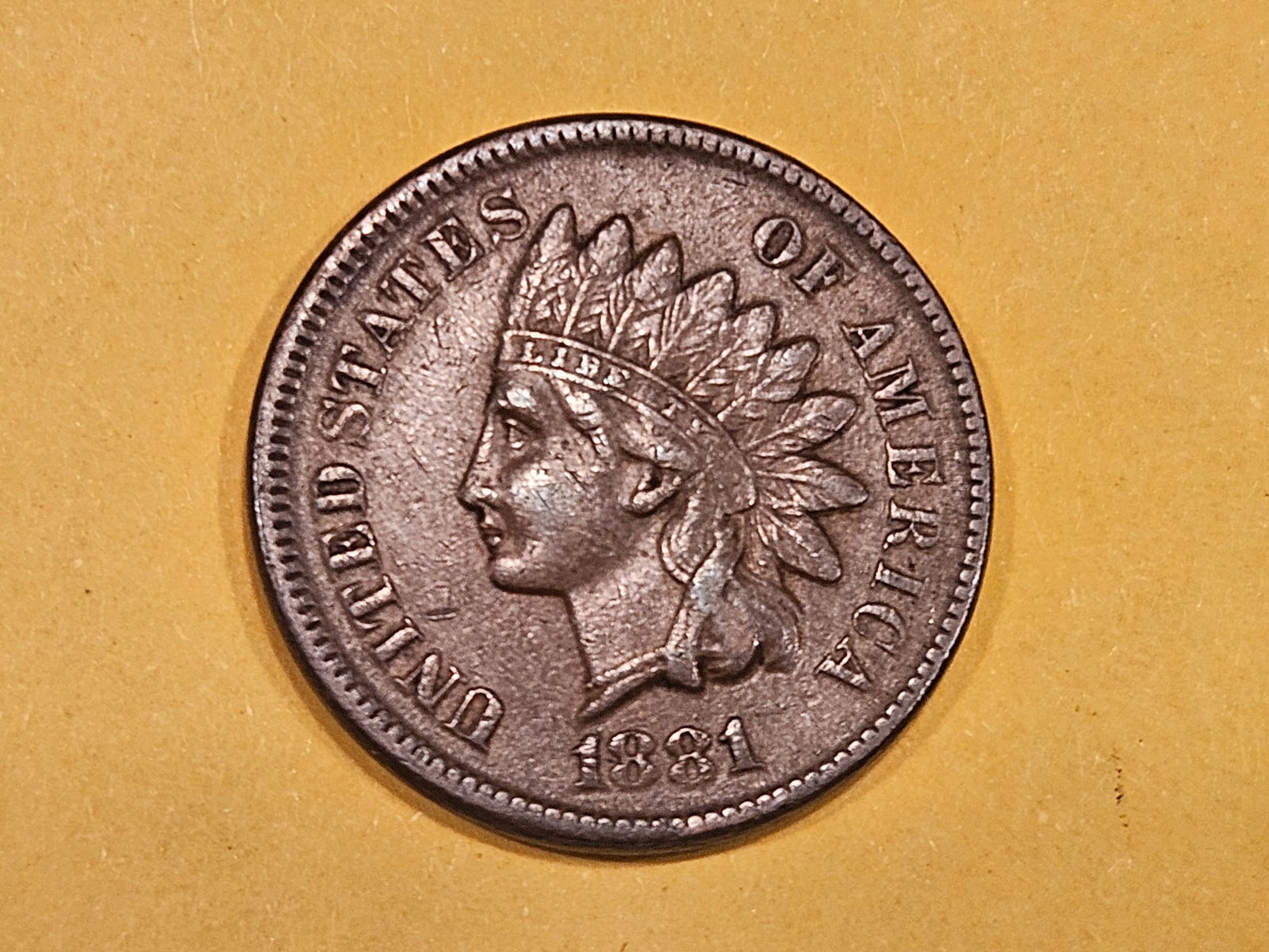 1881 Indian Cent in Extra Fine plus (1 of 3)