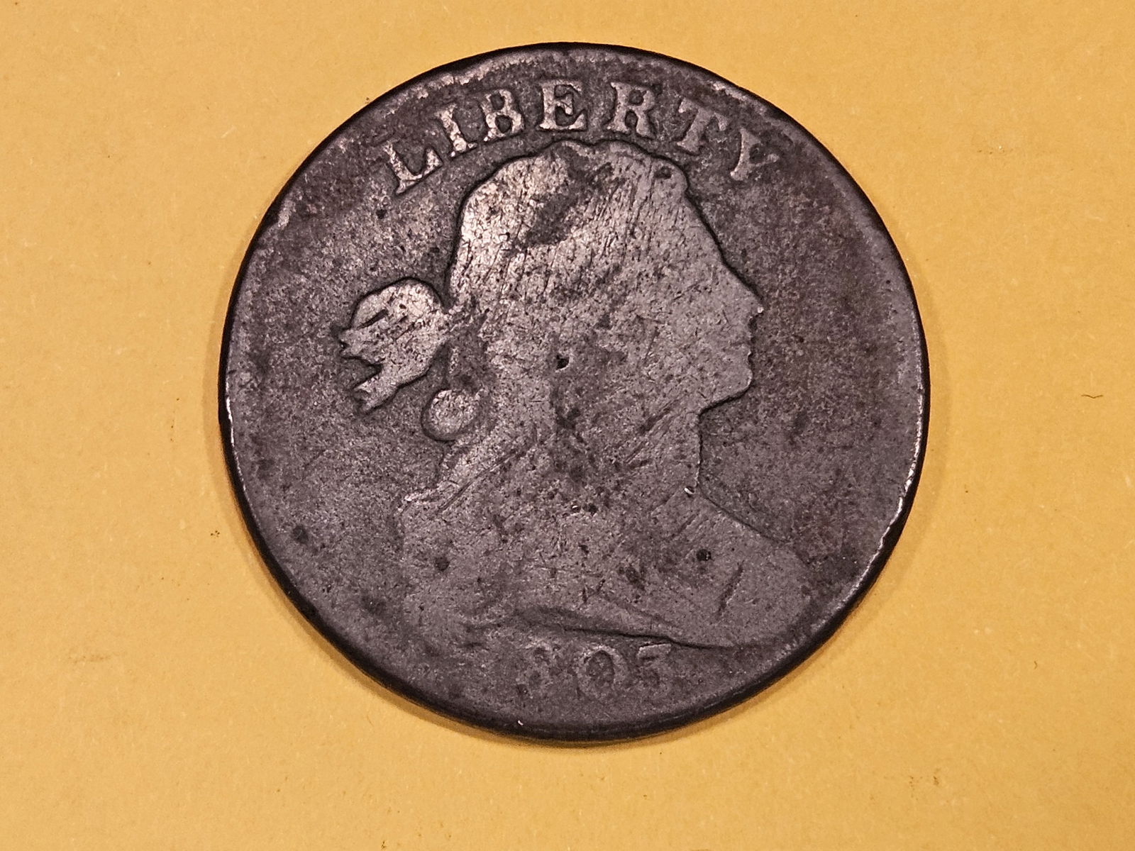 1803 Draped Bust Large Cent in Very Good (1 of 3)