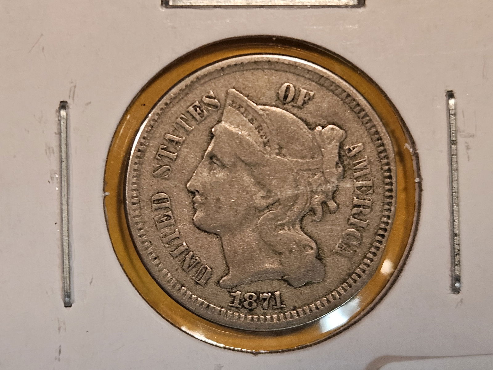 1871 Three Cent Nickel (1 of 3)