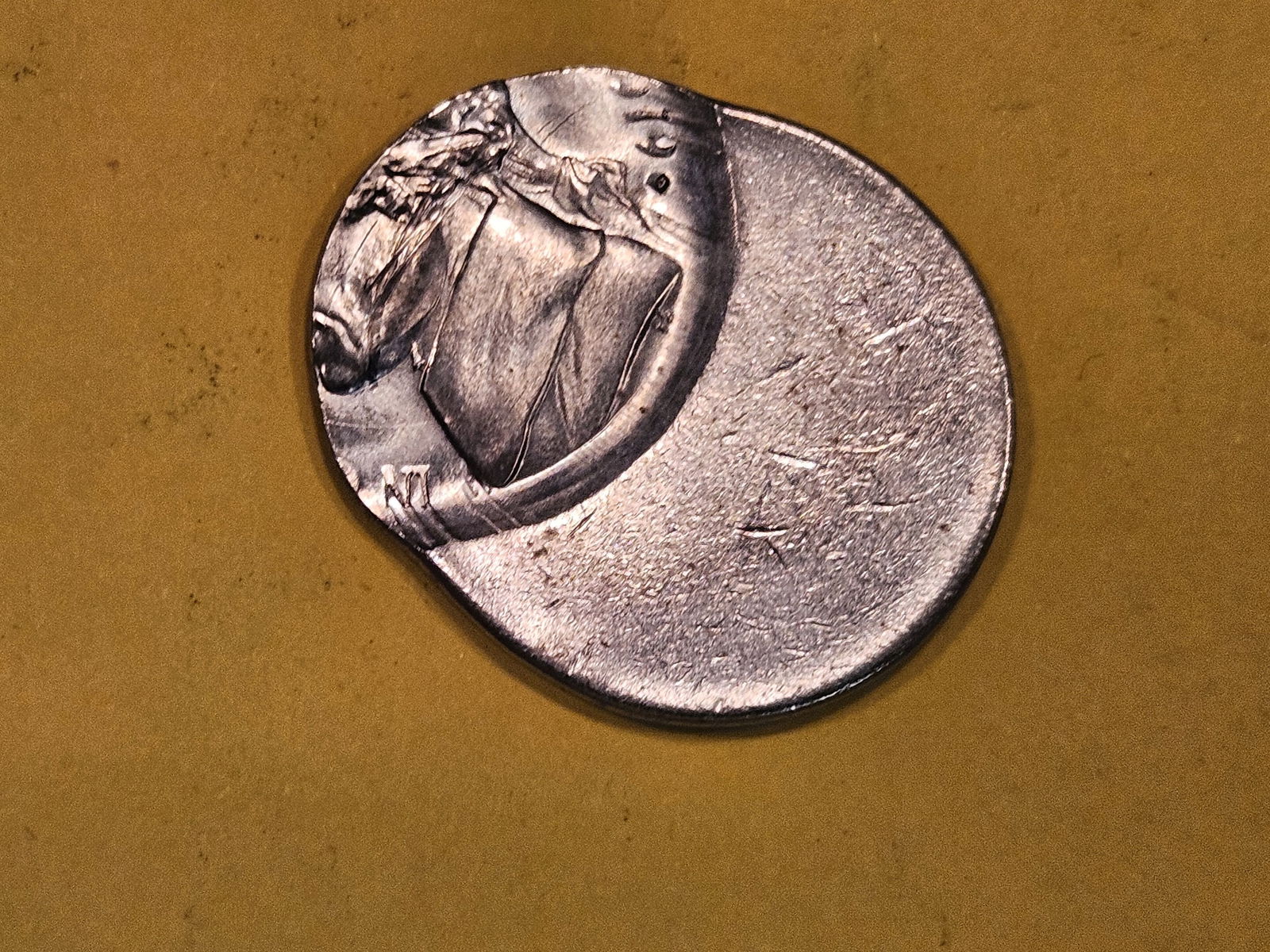 MINT ERROR! Choice Brilliant Uncirculated 1979-D Jefferson Nickel: 60% off-center strike