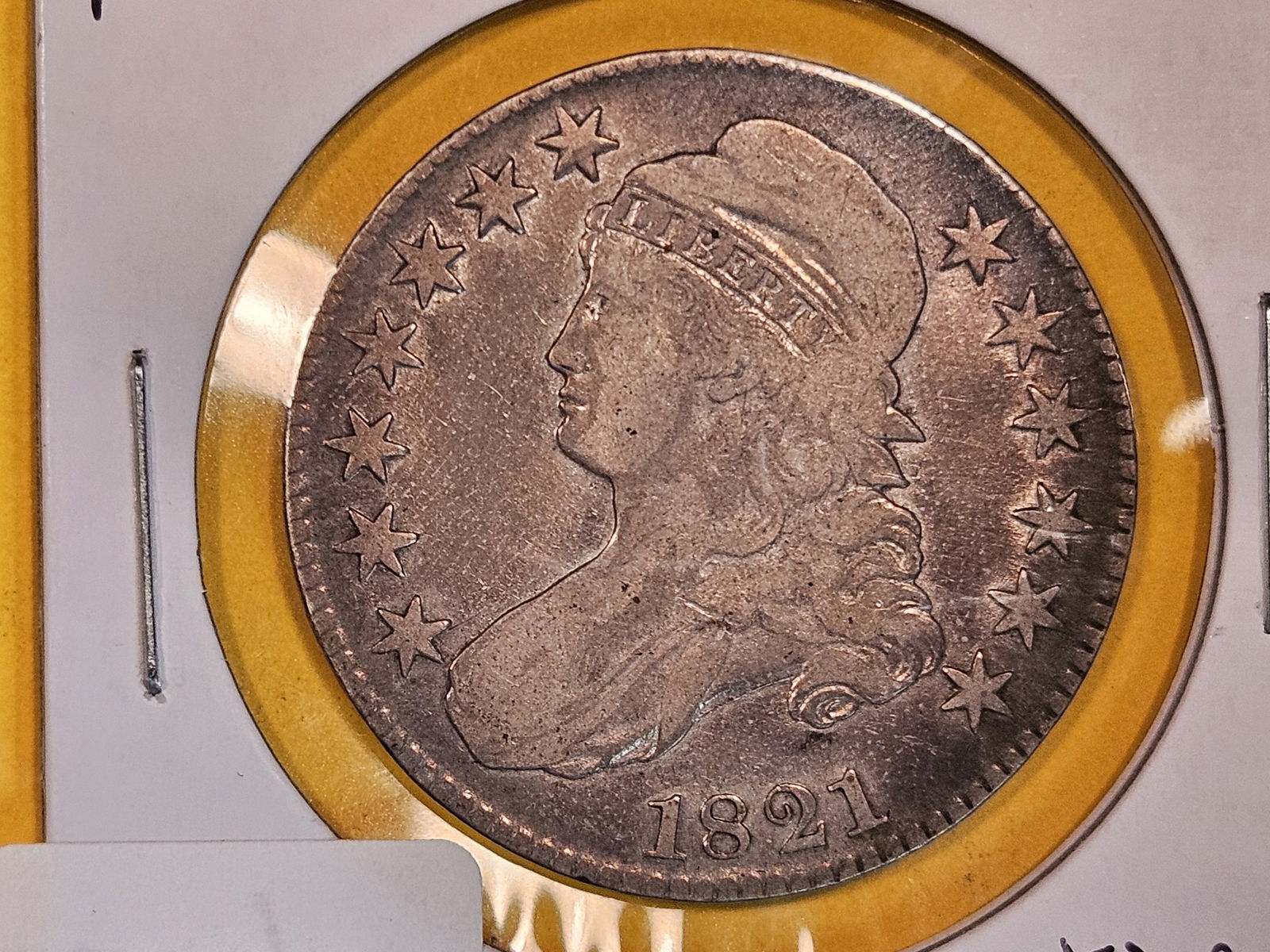 1821 Capped Bust half Dollar (1 of 3)