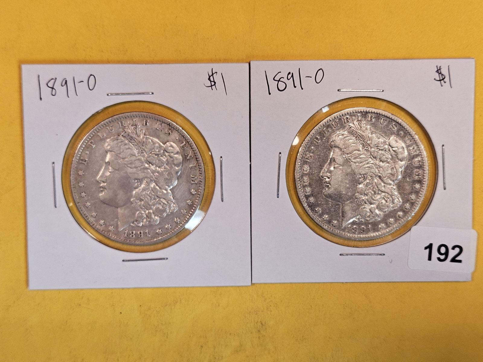 Two better date Morgan Silver Dollars (1 of 2)