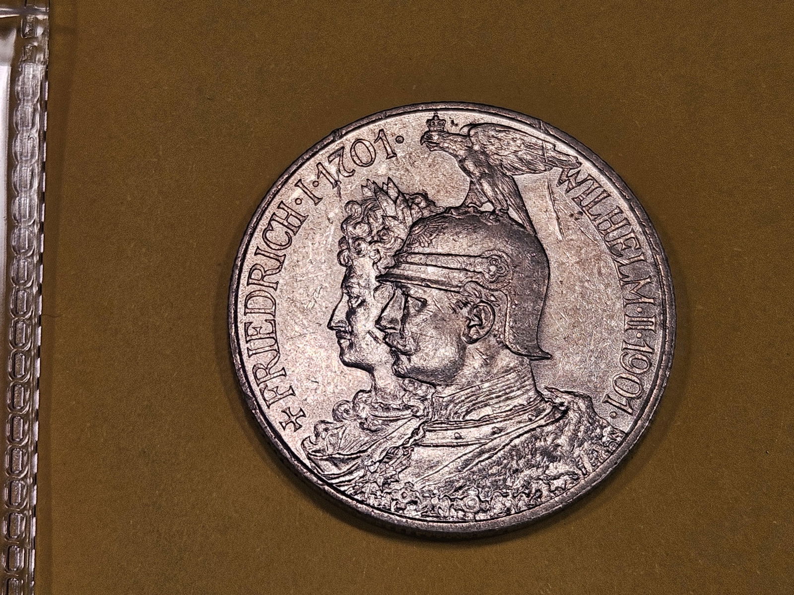 Brilliant About Uncirculated plus 1901 German States Prussia 2 marks (1 of 5)