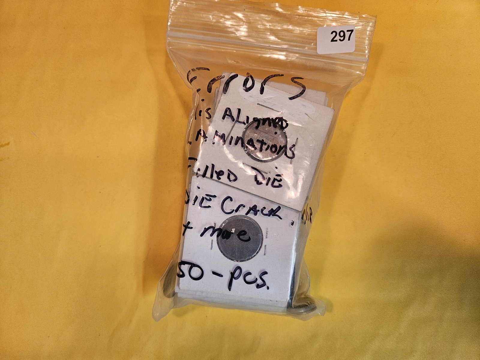 ERRORS!: Fifty error coins. From dealer. Unsearched by us