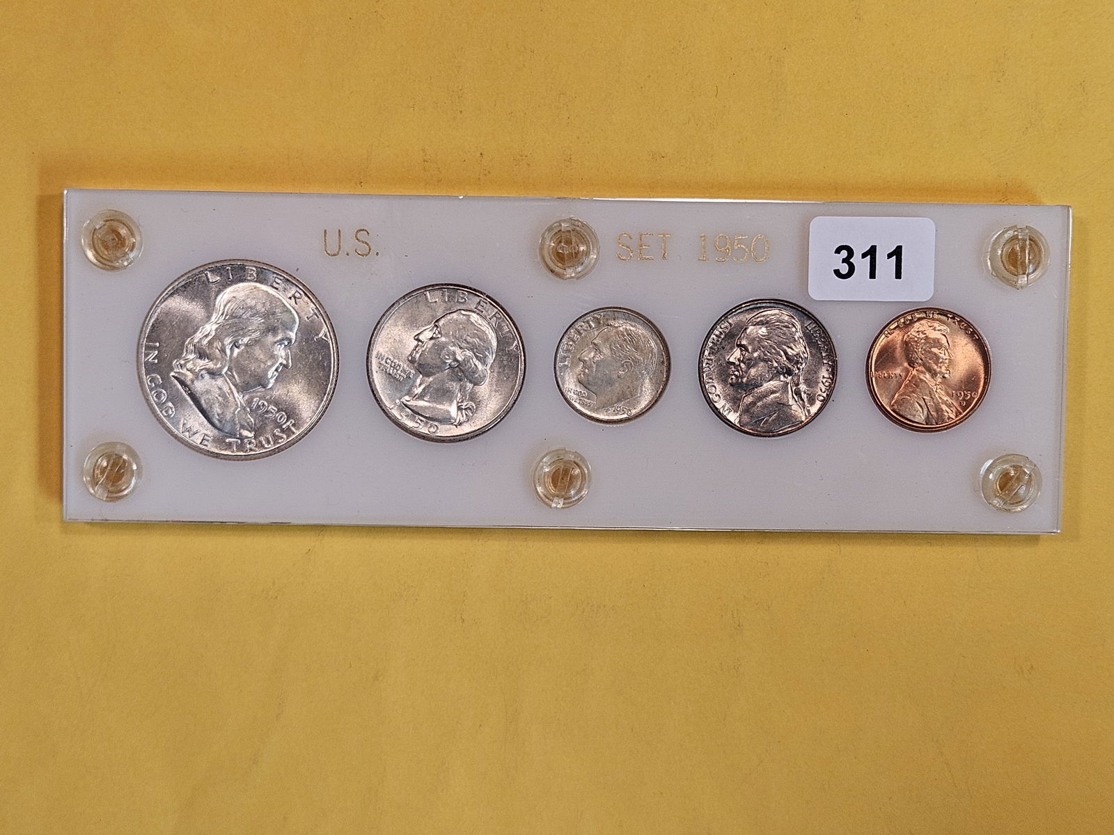 Brilliant Uncirculated 1950 Year Coin Set (1 of 10)
