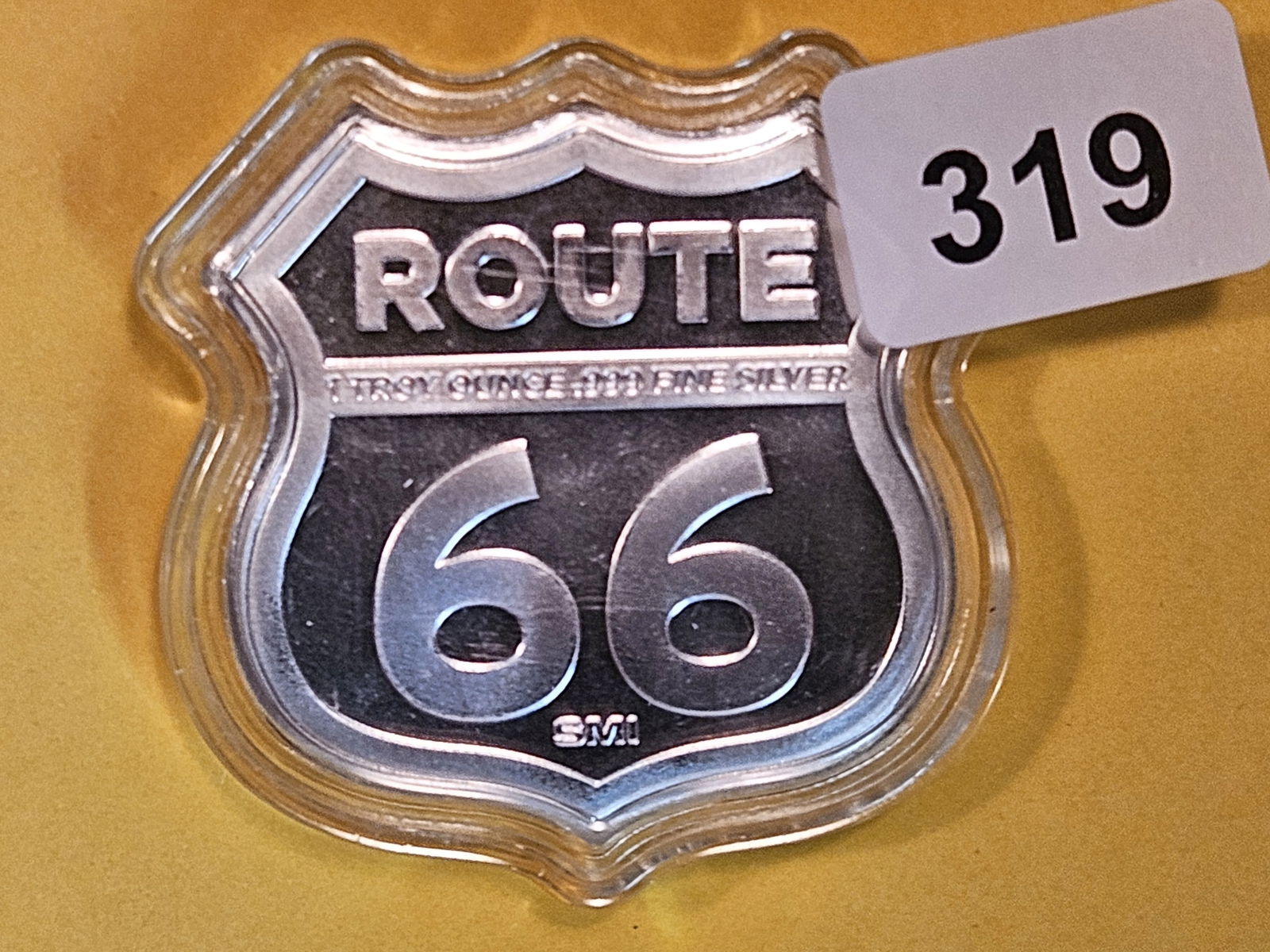 One Troy ounce .999 fine silver art piece (1 of 2)