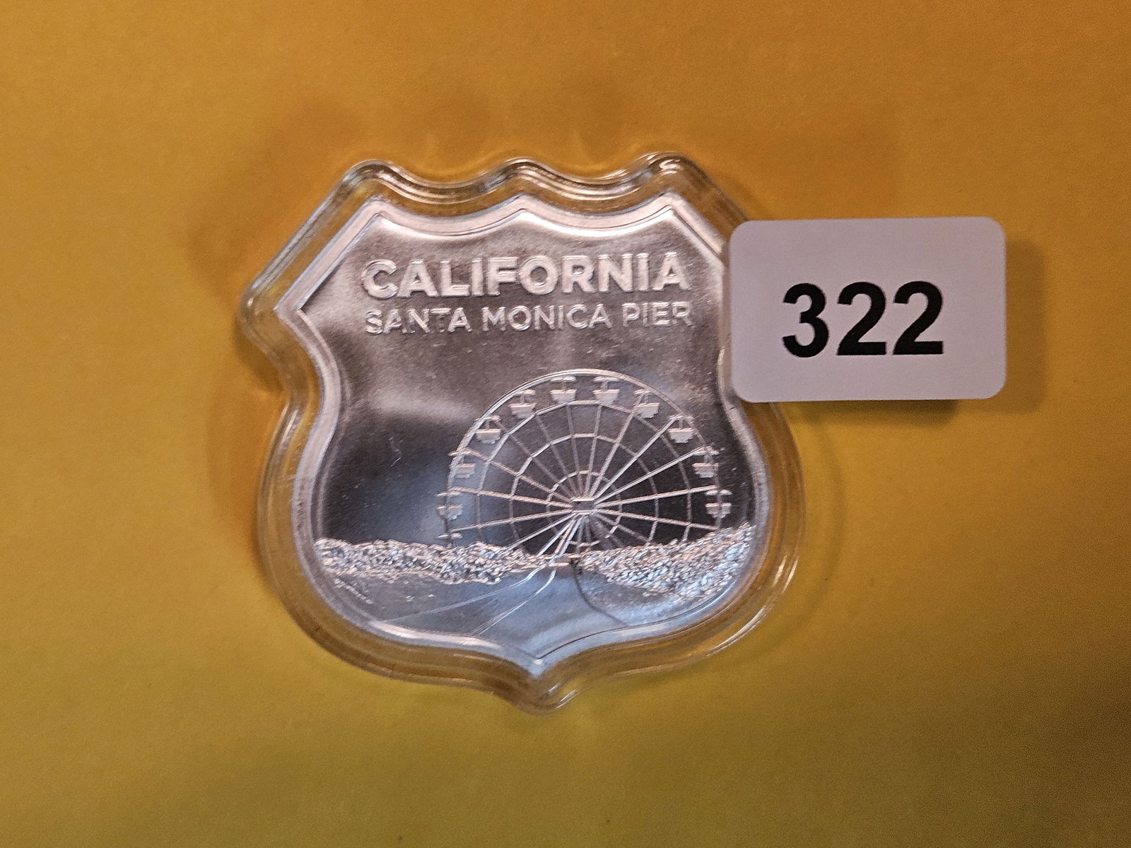 One Troy ounce .999 fine silver art piece (1 of 2)