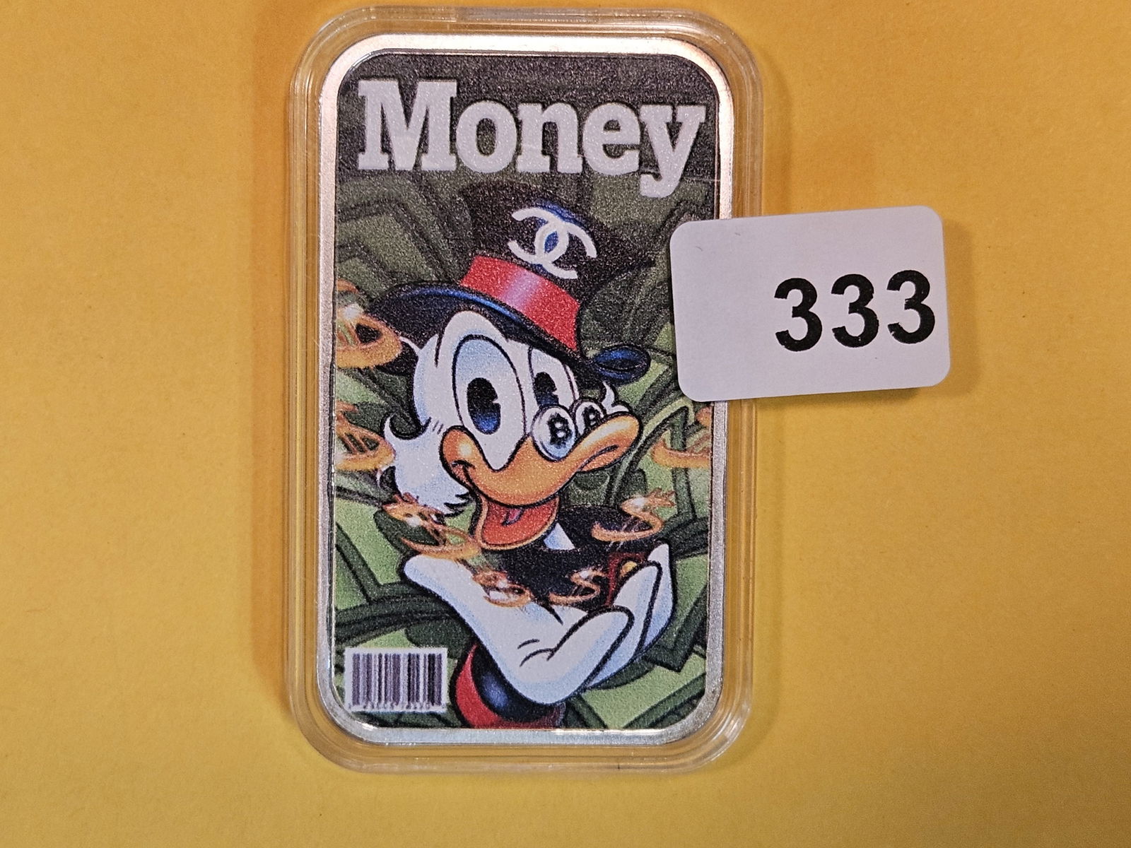 One Troy ounce .999 fine silver proof art bar (1 of 2)