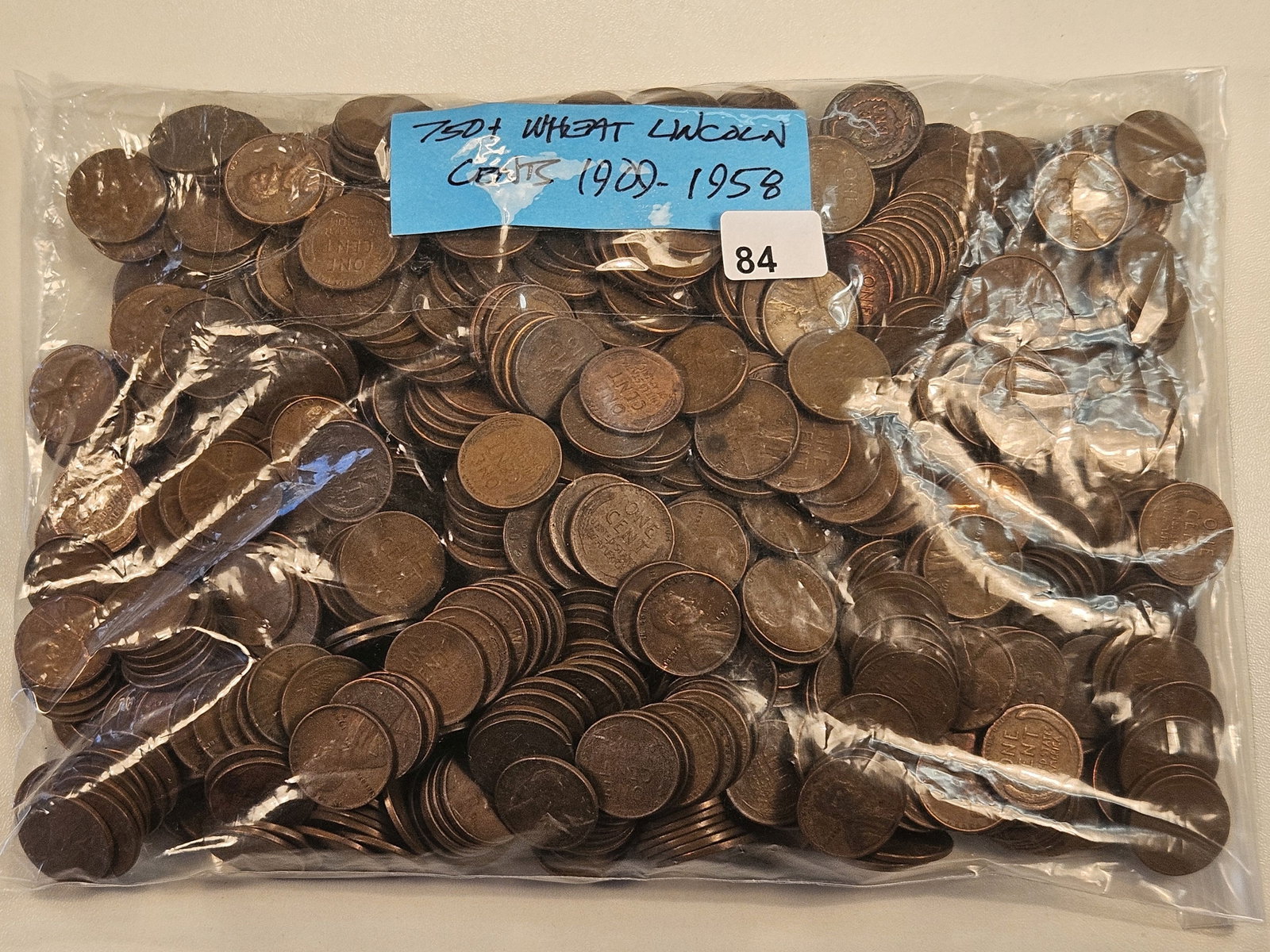 Large Bag of 750+ Wheat Cents (1 of 4)