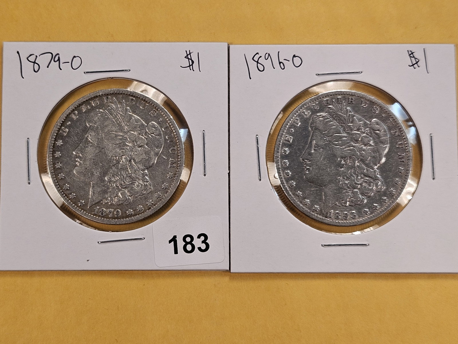Two Better Date Morgan Silver Dollars (1 of 6)