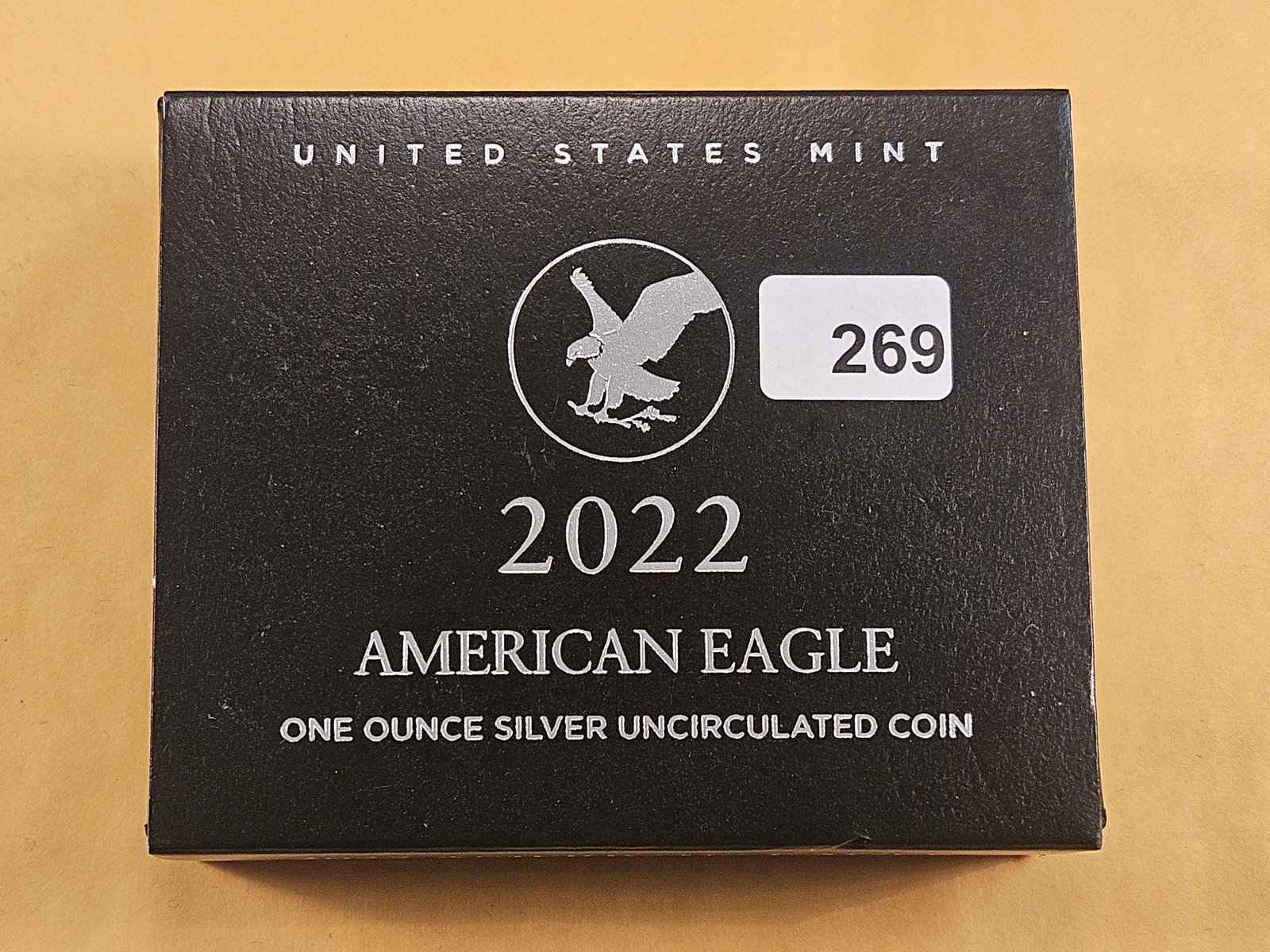 GEM Brilliant Uncirculated 2022-W American Silver Eagle (1 of 5)