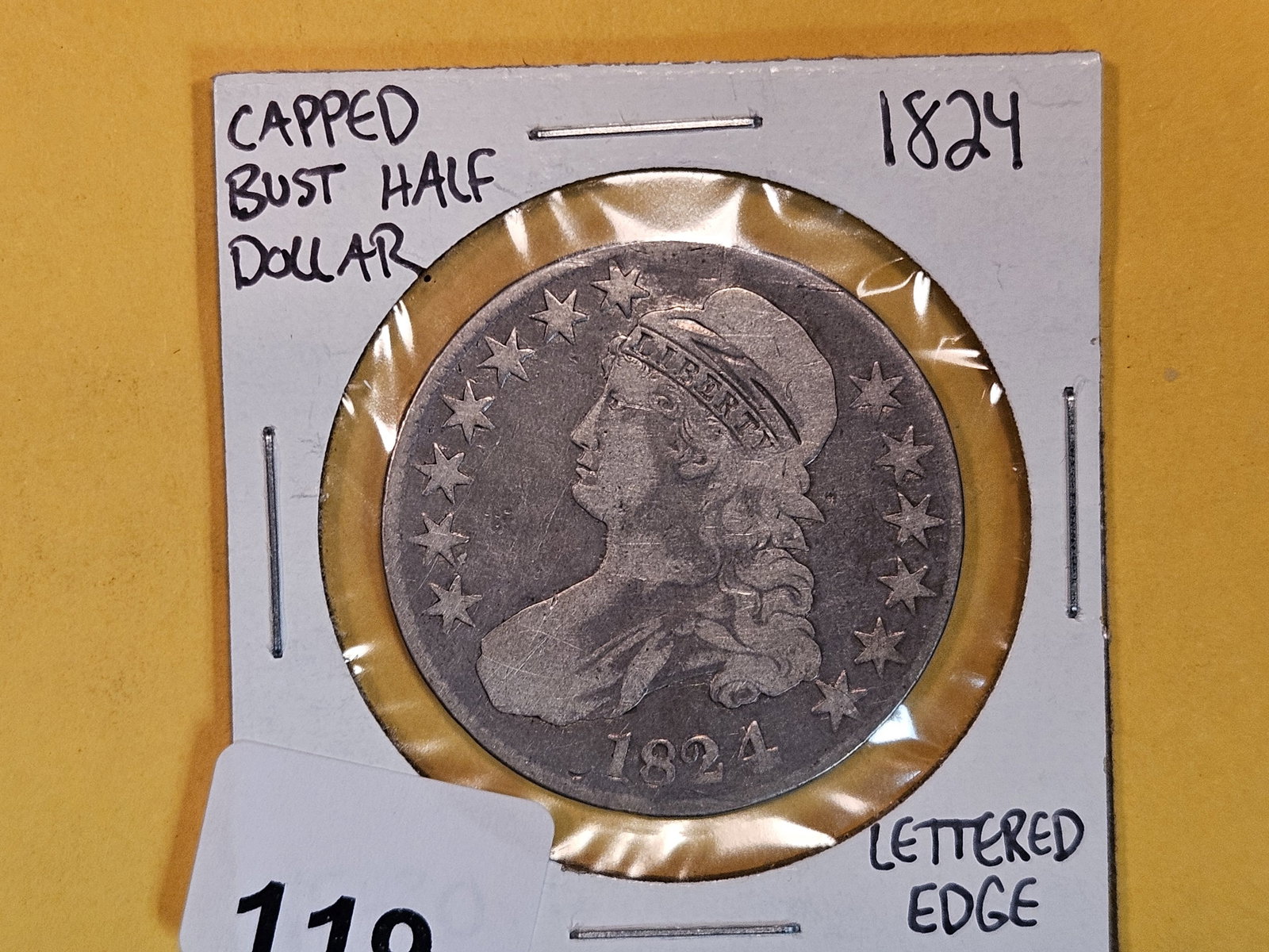 1824 Capped Bust Half Dollar (1 of 3)