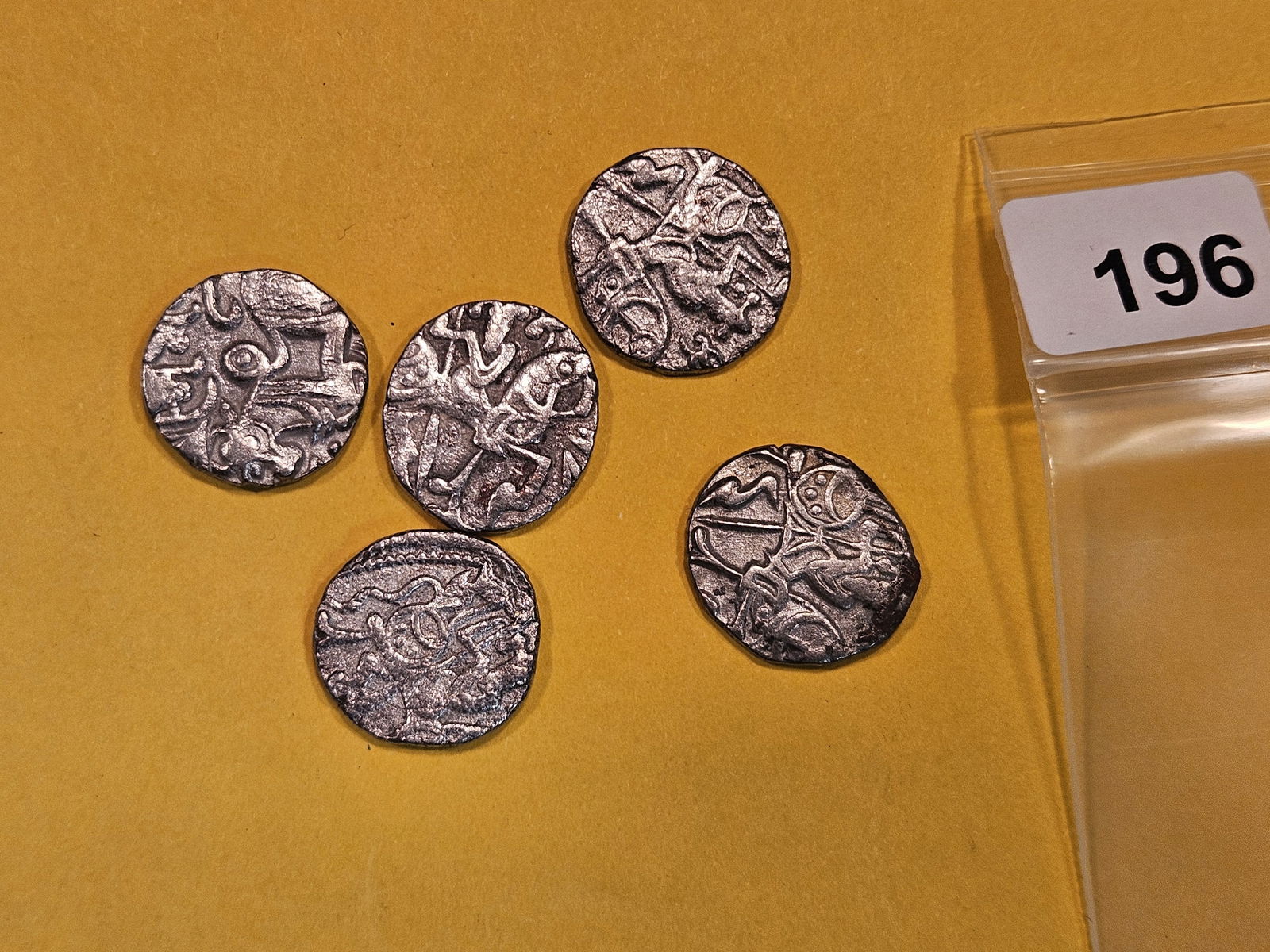 Five Silver Ottoman Empire coins (1 of 2)