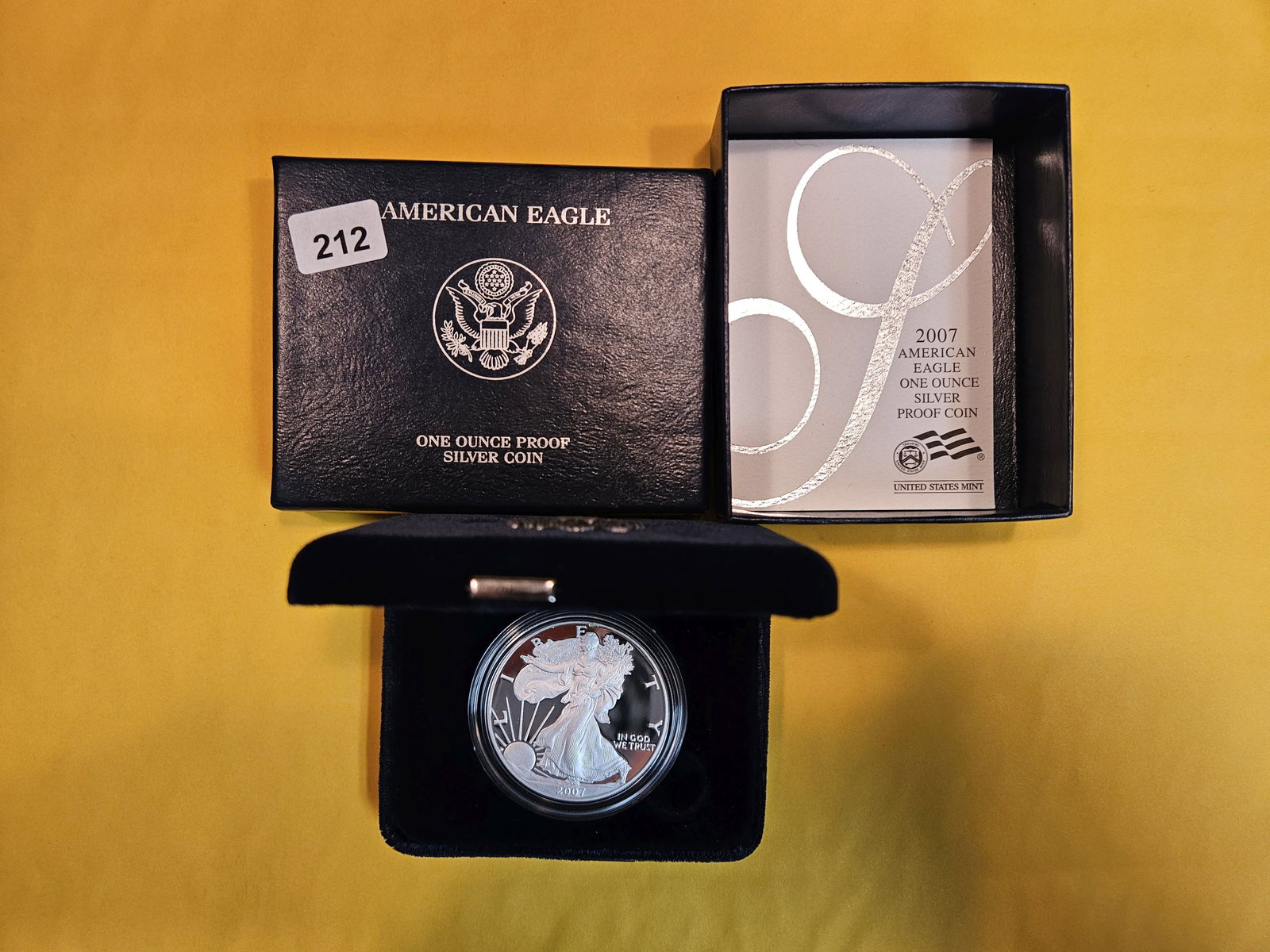 GEM Proof Deep Cameo 2007 American Silver Eagle (1 of 3)