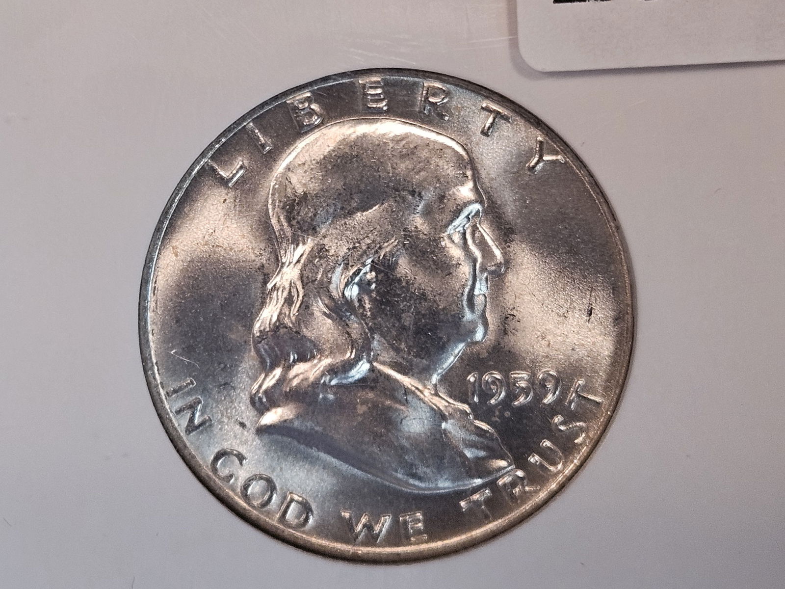 GEM! NGC 1959-D Franklin Half Dollar in Mint State 65 FBL (1 of 4)