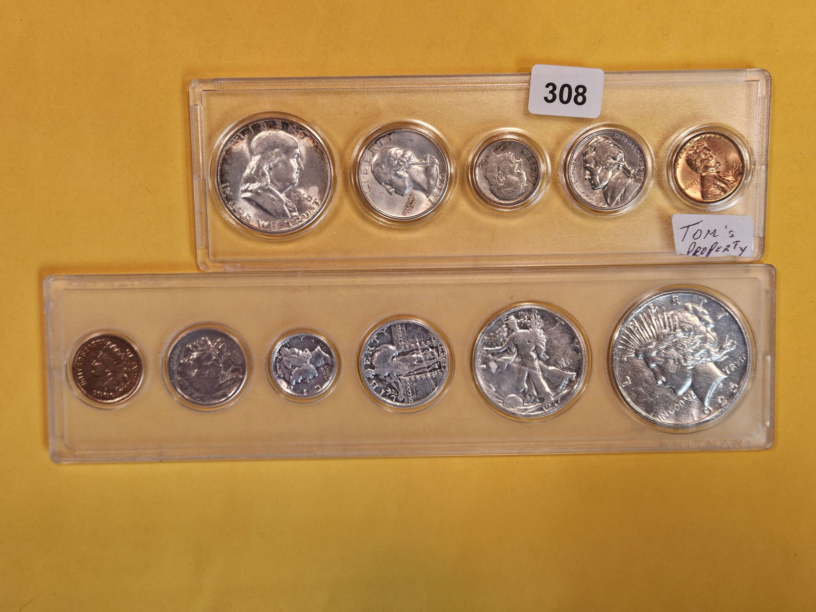 Two lovely US Coin sets in Whitman holders (1 of 2)