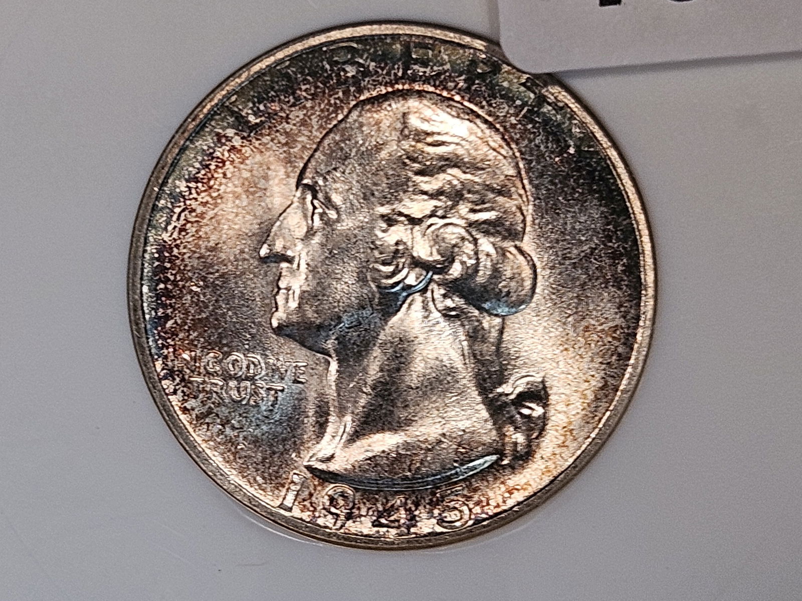 VARIETY! ANACS 1945-S Washington Quarter in Mint State 63 (1 of 5)