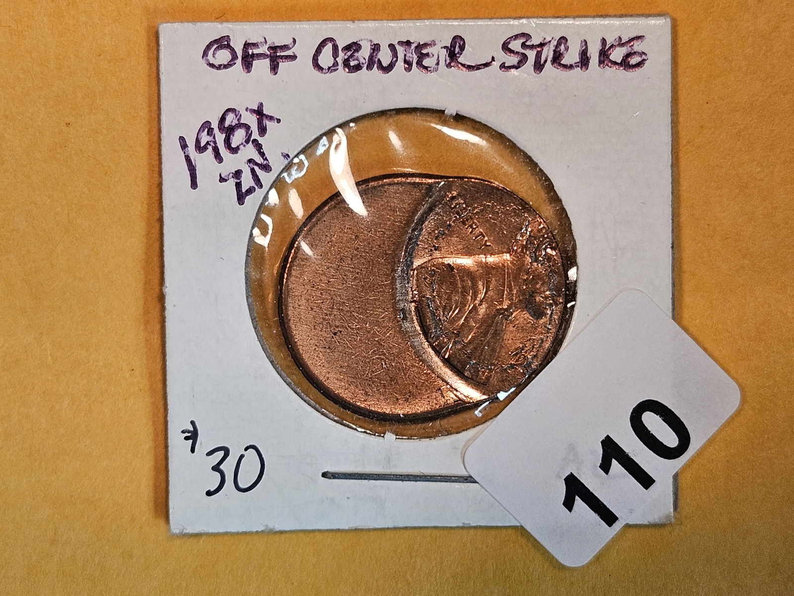 MINT ERROR! Brilliant Uncirculated 198_ Lincoln Cent (1 of 2)