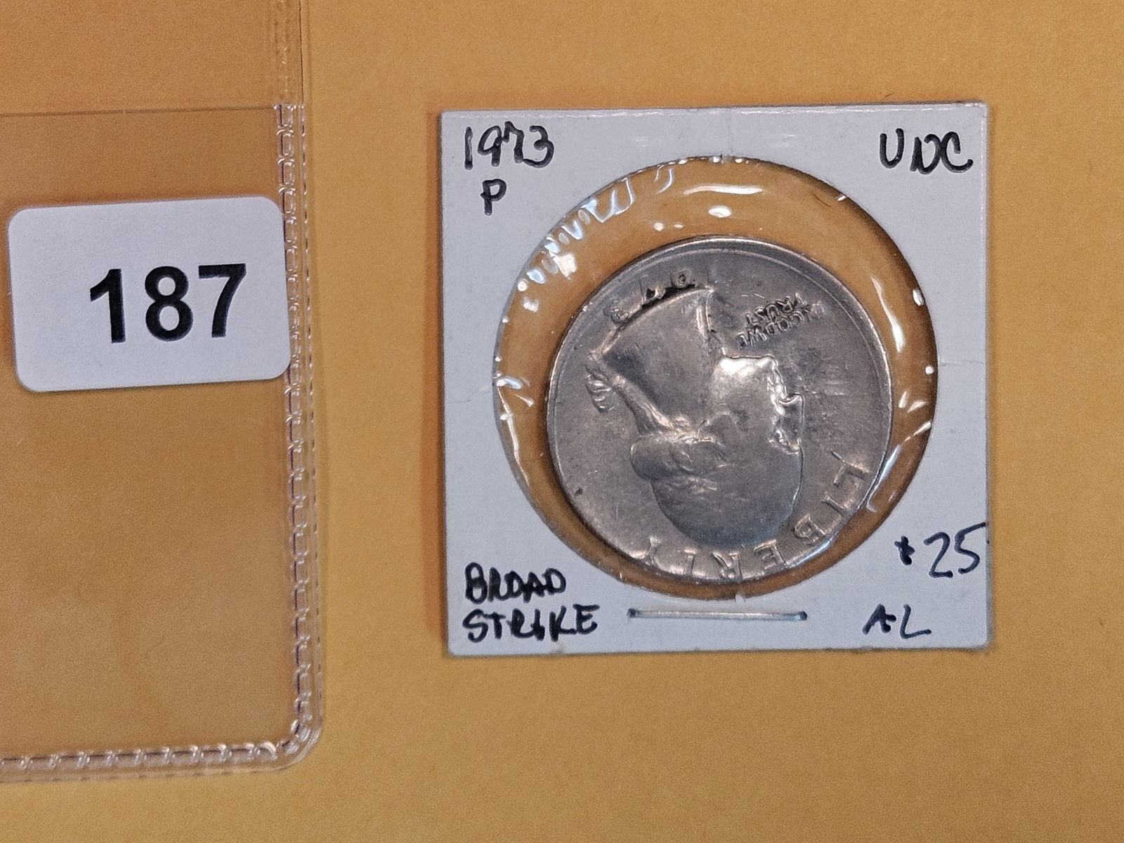 Mint Error! Uncirculated 1973 Washington Quarter (1 of 3)