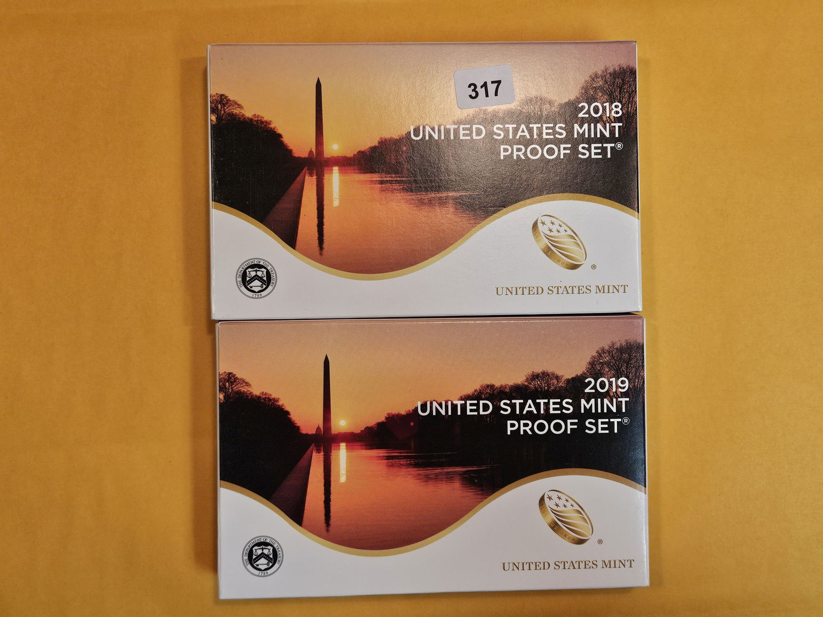 2018 and 2019 US Proof Sets (1 of 1)