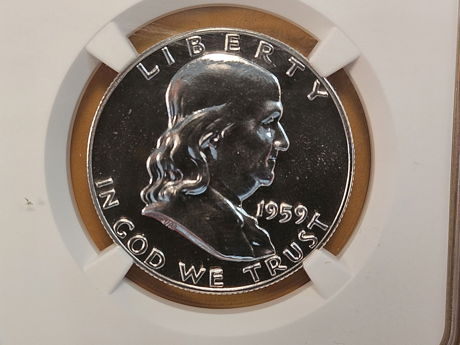 NGC 1959 Franklin Silver Half Dollar in Proof 67 (1 of 4)