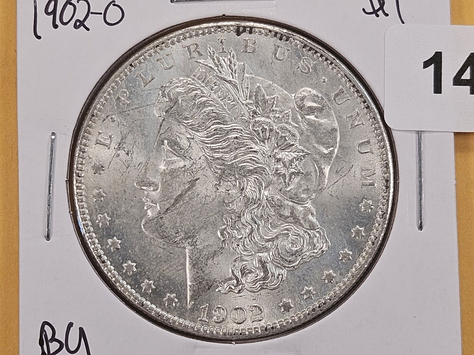 Brilliant Uncirculated 1902-O Morgan Silver Dollar (1 of 4)