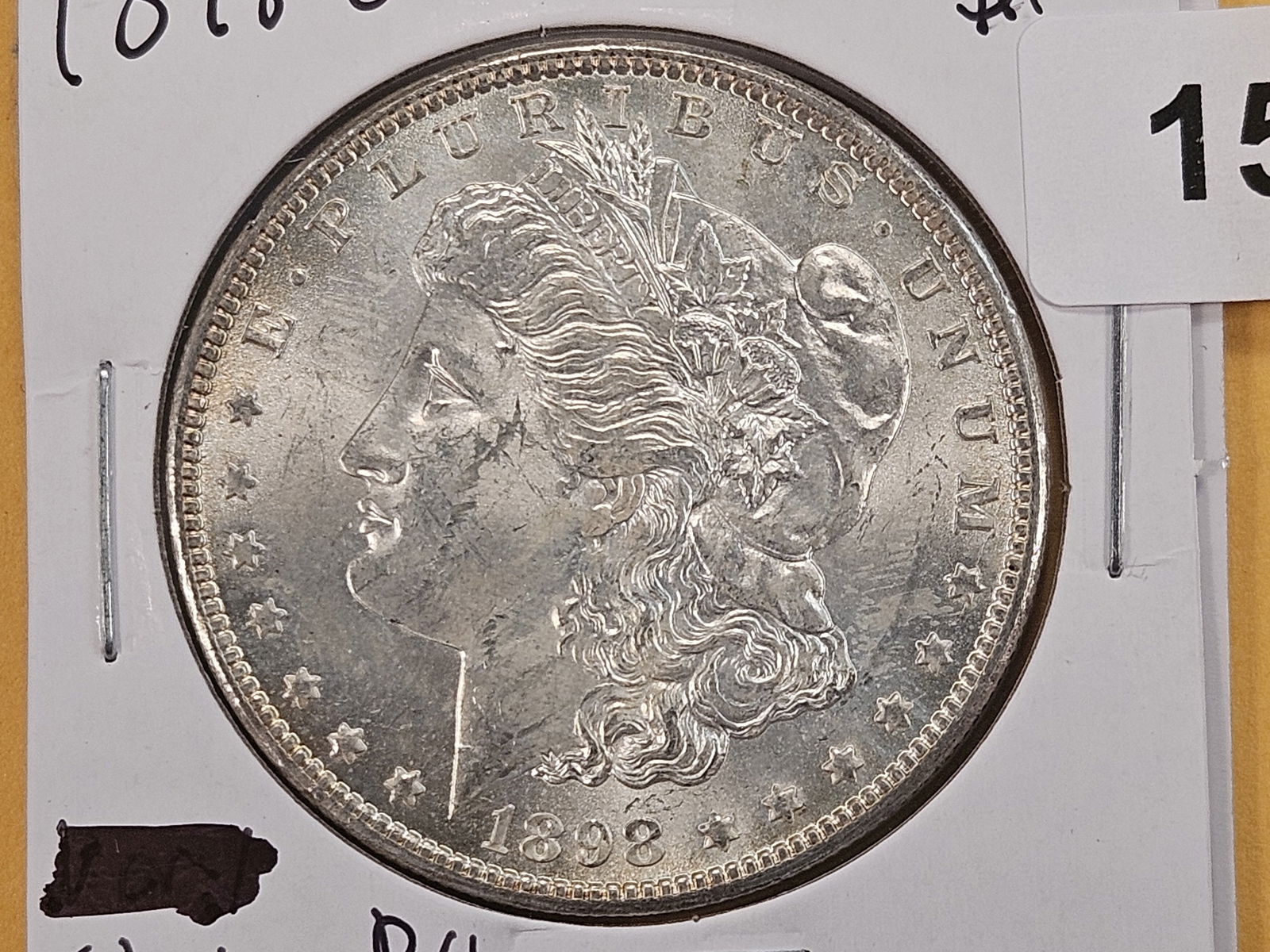 Choice Brilliant Uncirculated 1898-O Morgan Silver Dollar (1 of 4)