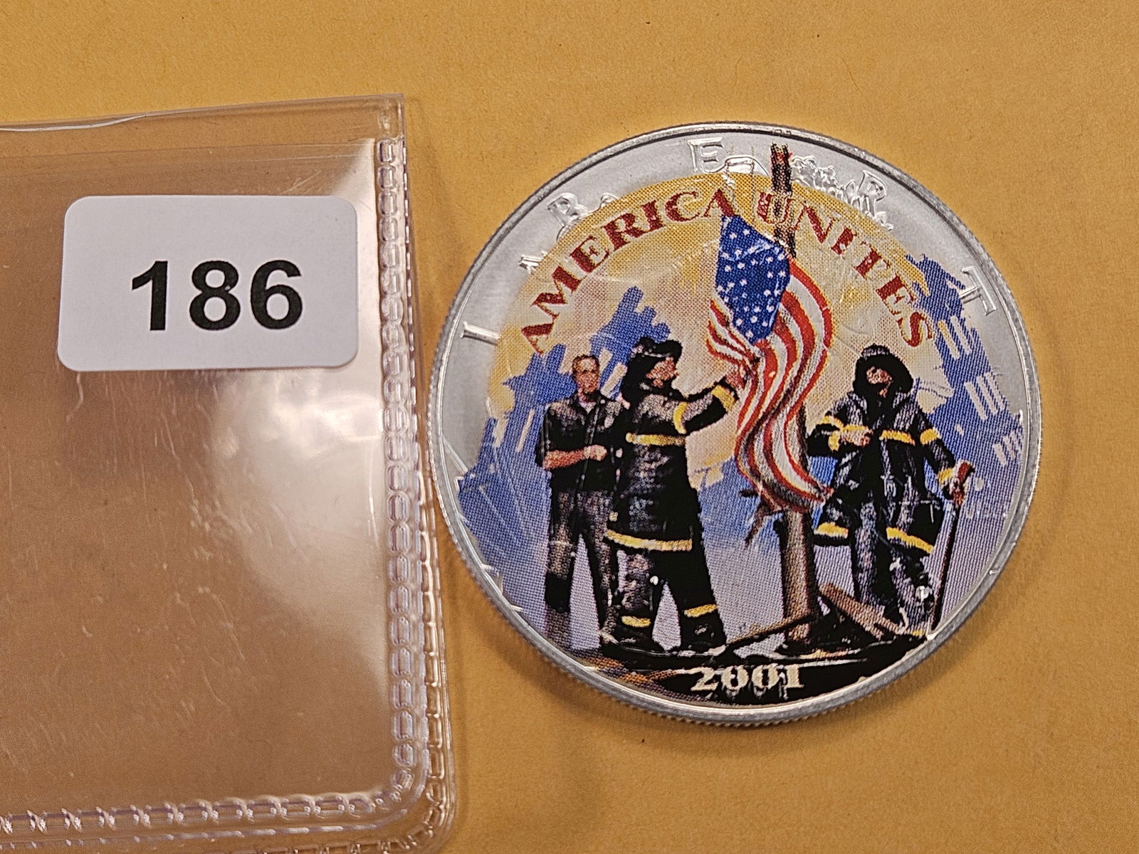 GEM Brilliant Uncirculated 2001 American Silver Eagle (1 of 2)