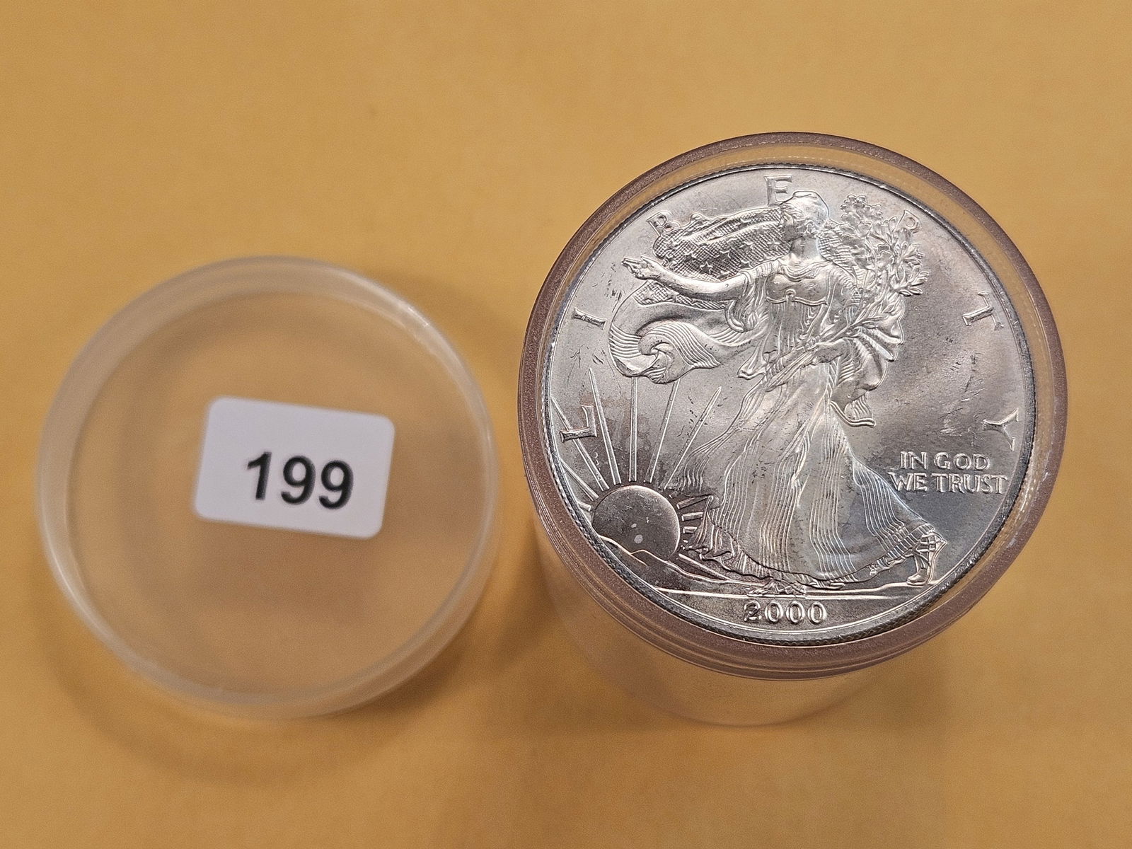 ** FULL ROLL ** Twenty American Silver Eagles (1 of 3)