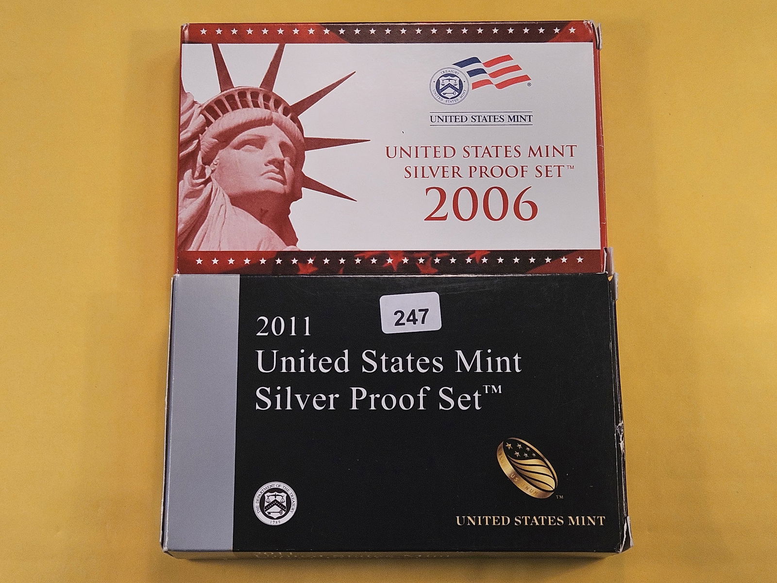 Two United States Mint Silver Proof Sets (1 of 2)