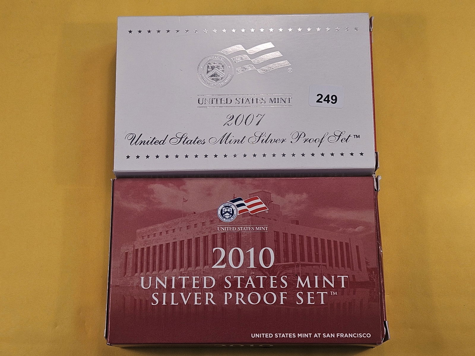 Two United States Mint Silver Proof Sets (1 of 2)