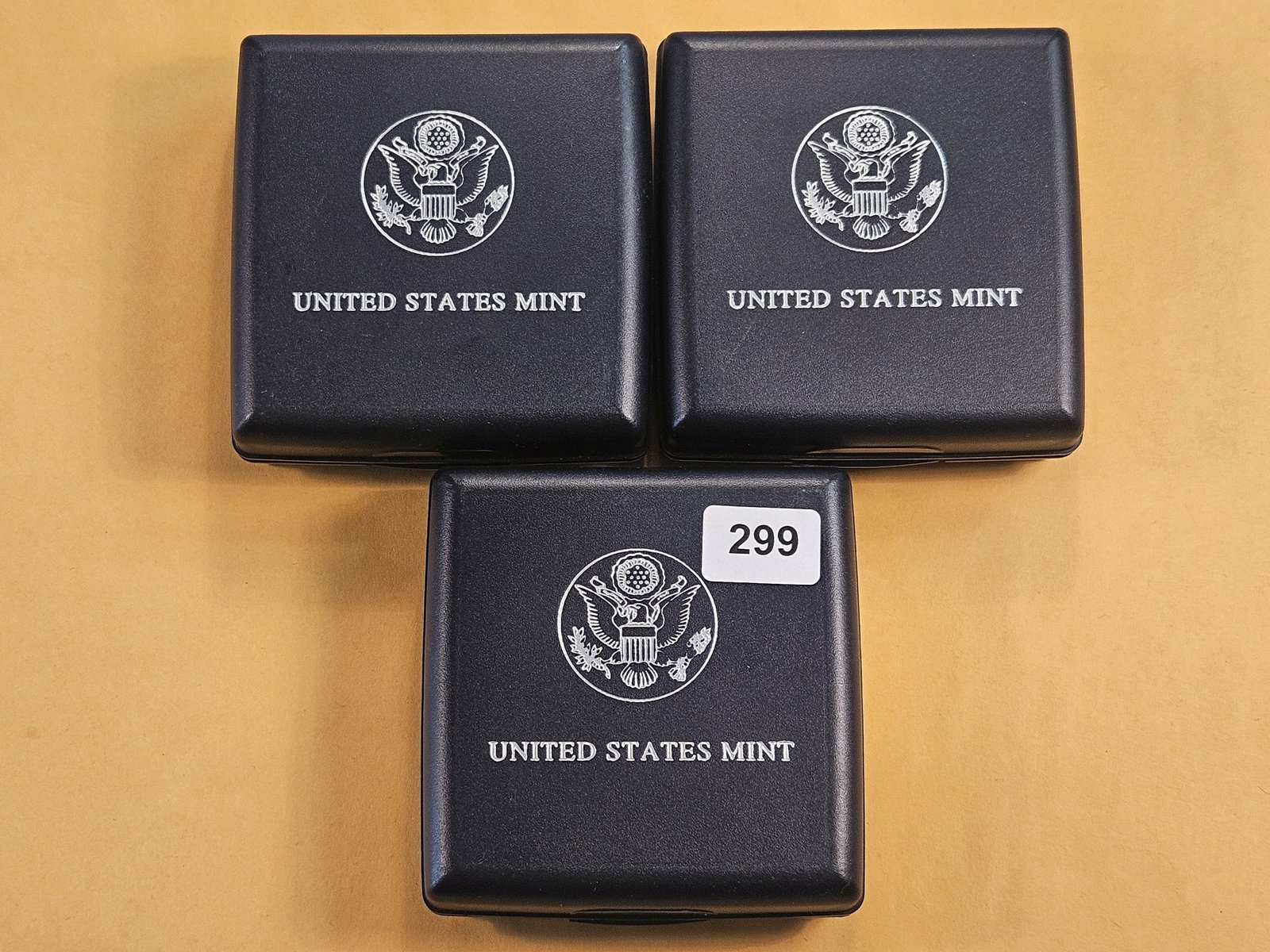 Three GEM Proof 1999 Susan B. Anthony Dollars (1 of 2)