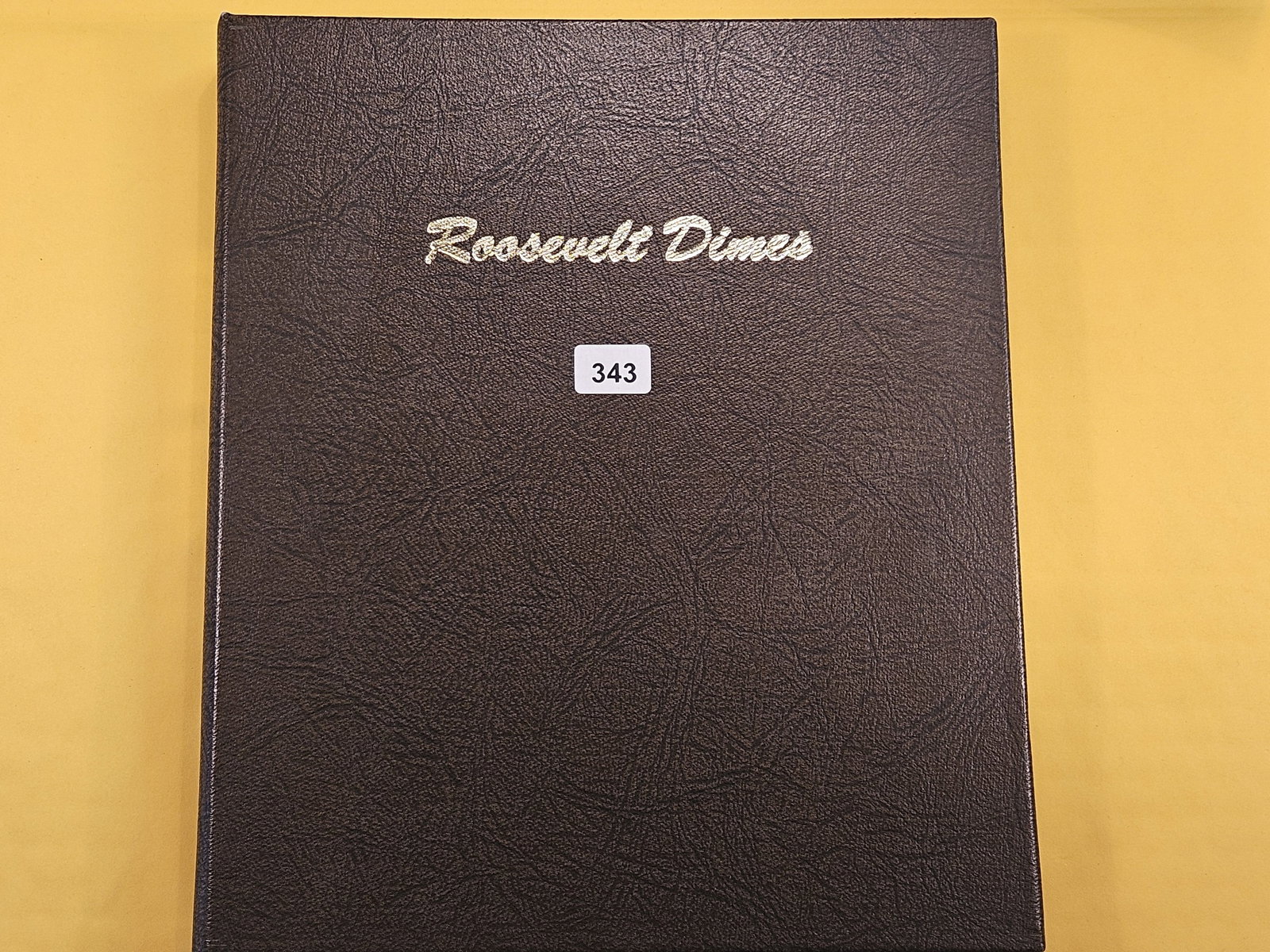 Partially Filled Roosevelt Dime Dansco Album (1 of 4)