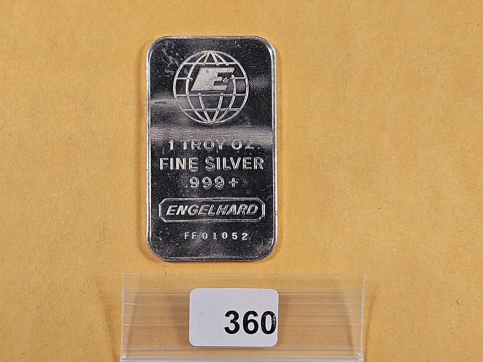 One Troy Ounce .999 Fine Silver Bar (1 of 2)