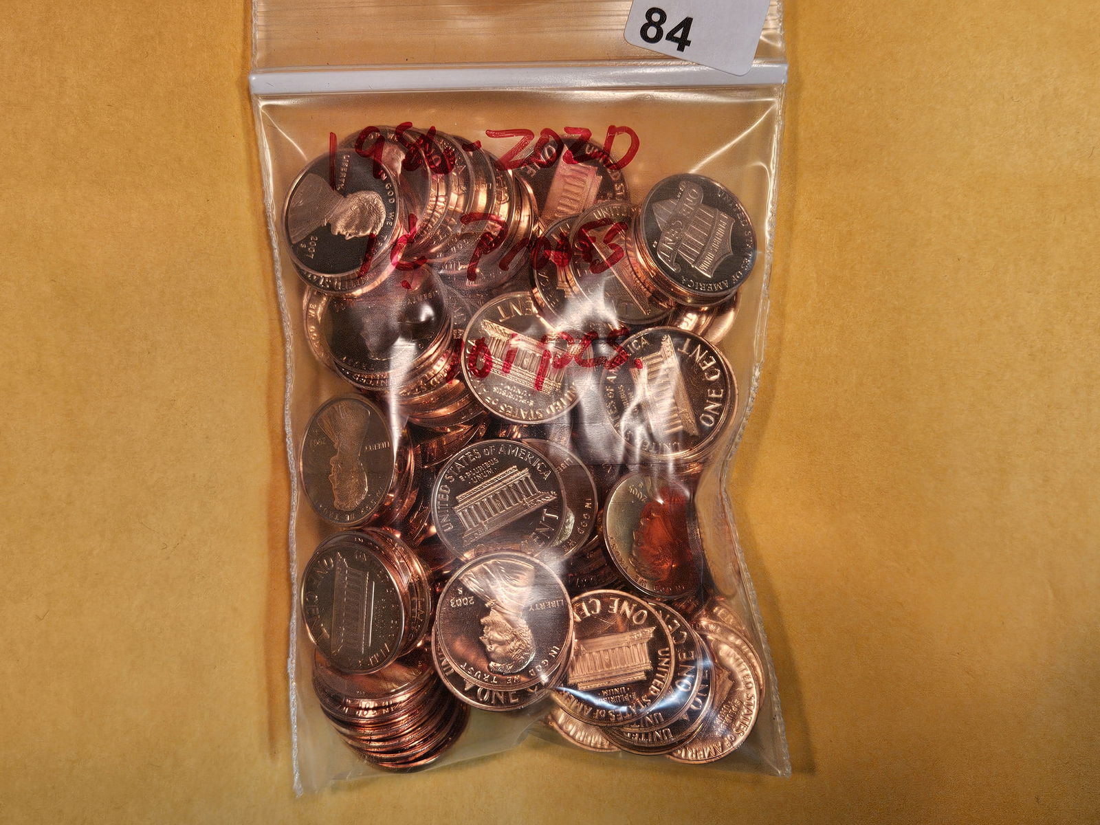 One Hundred and one Proof Lincoln Cents! (1 of 2)