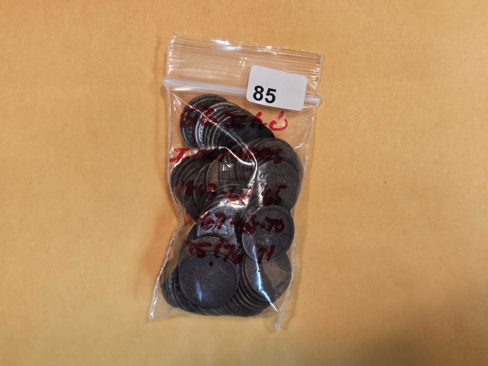 Fifty-three Indian cents (1 of 3)