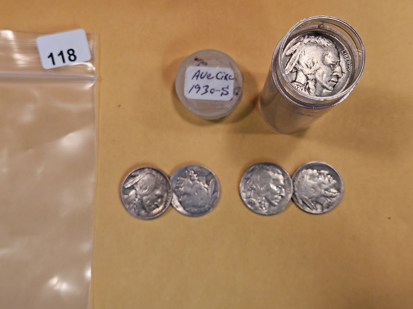 ** FULL ROLL ** 1930-S Buffalo Nickels (1 of 3)