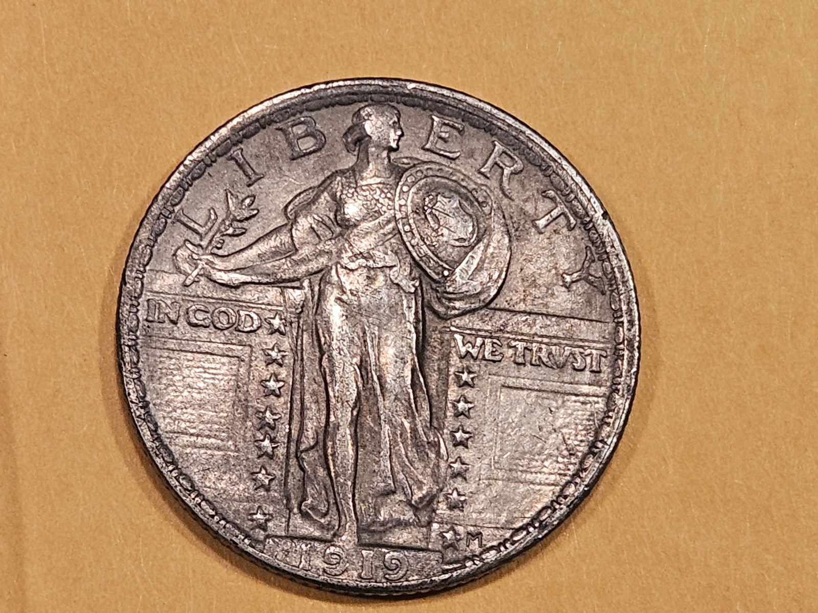 1919 Standing Liberty Quarter in About Uncirculated (1 of 5)