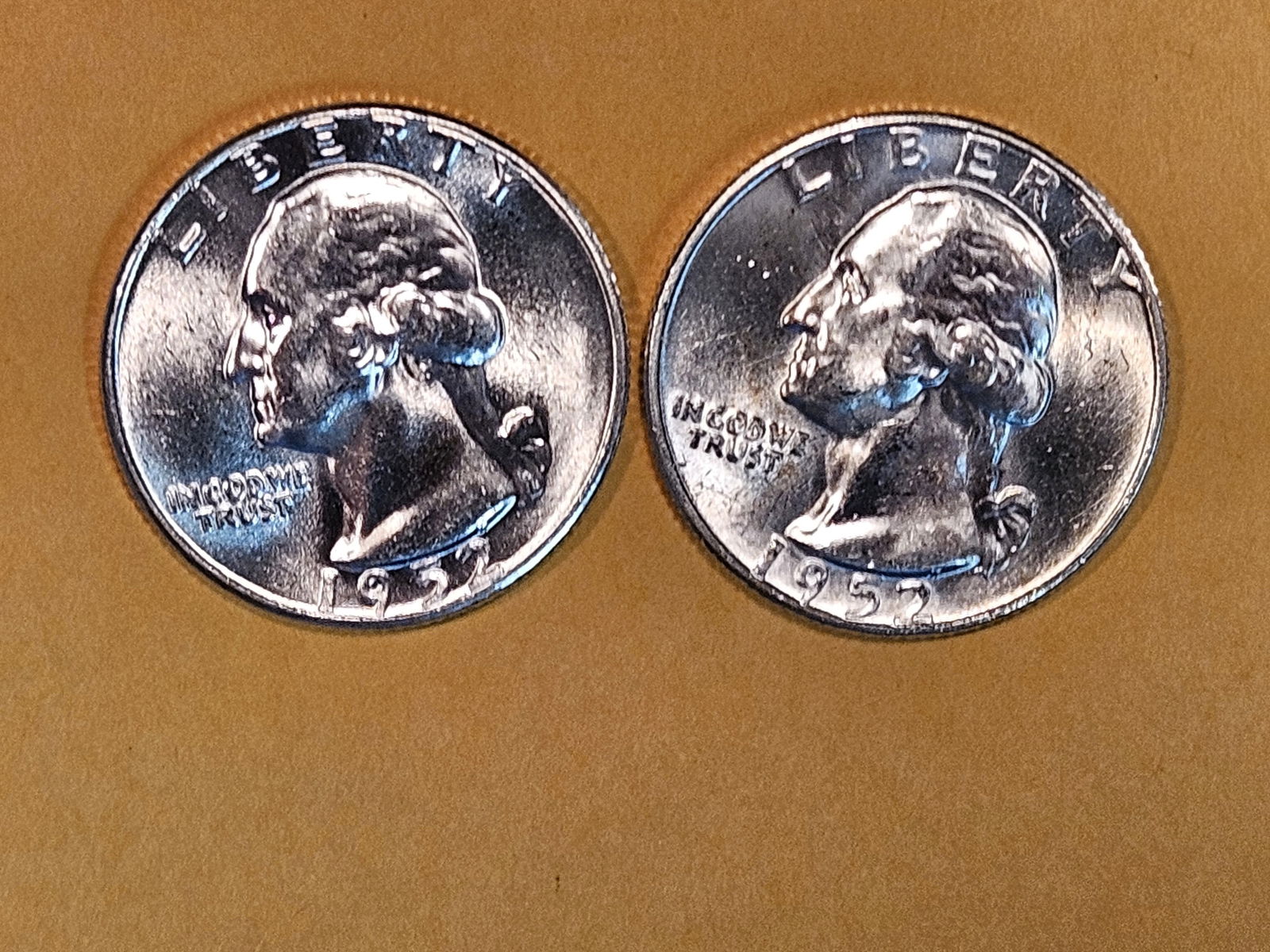 Two Choice Brilliant Uncirculated Washington Quarters (1 of 5)