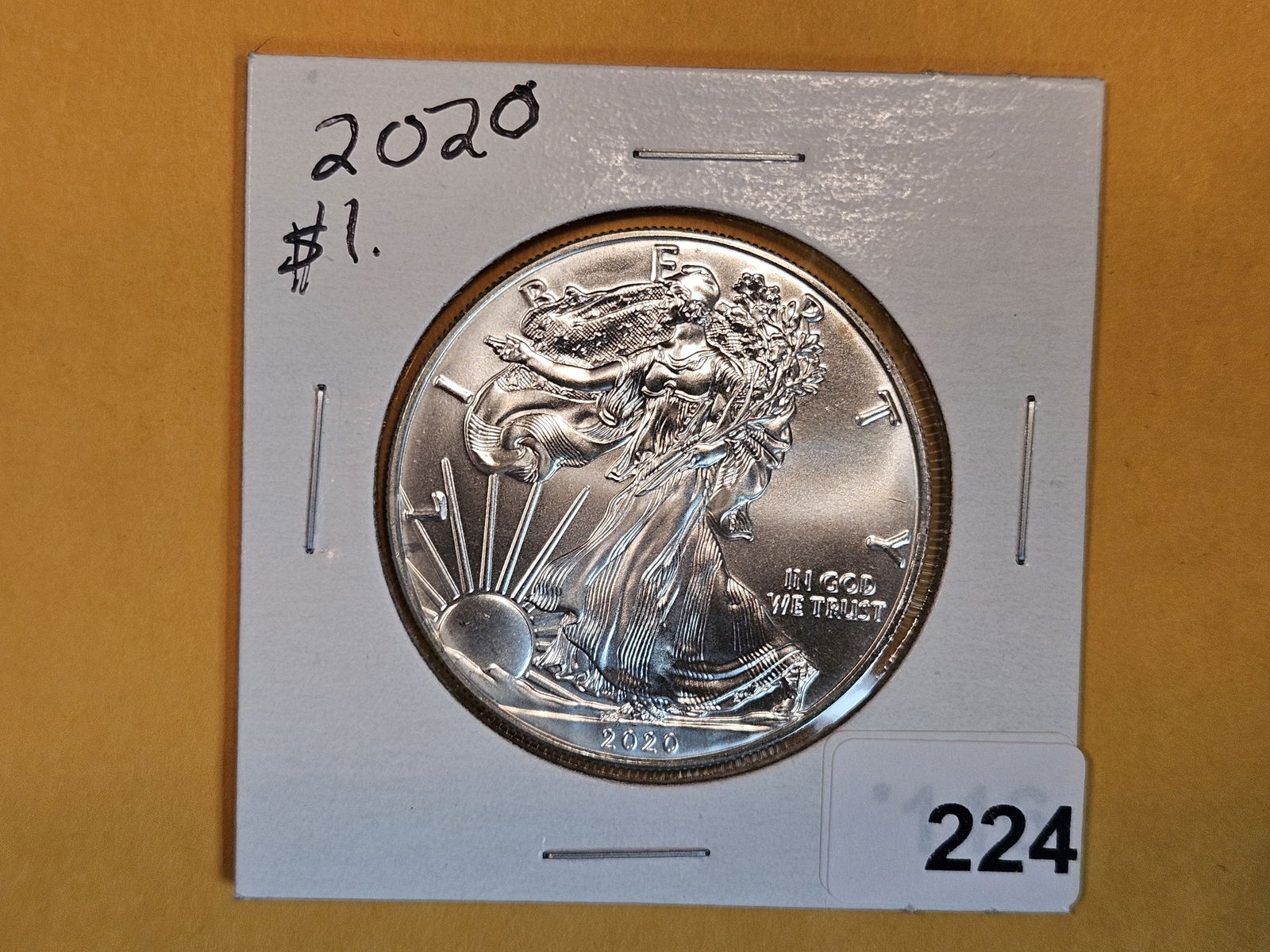 GEM Brilliant Uncirculated 2020 American Silver eagle (1 of 2)