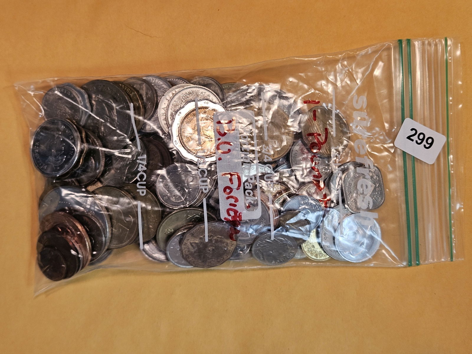 ONE POUND of mixed World coins (1 of 2)