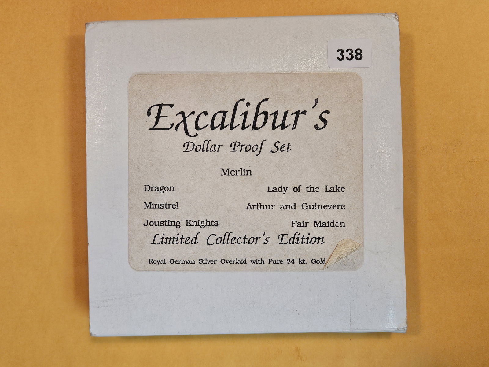 EXCALIBUR's Dollar Proof Set (1 of 6)